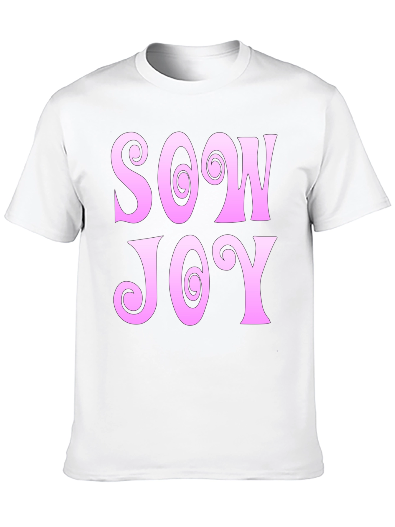 Sow Joy Graphic Tee - Black Cotton Comfort