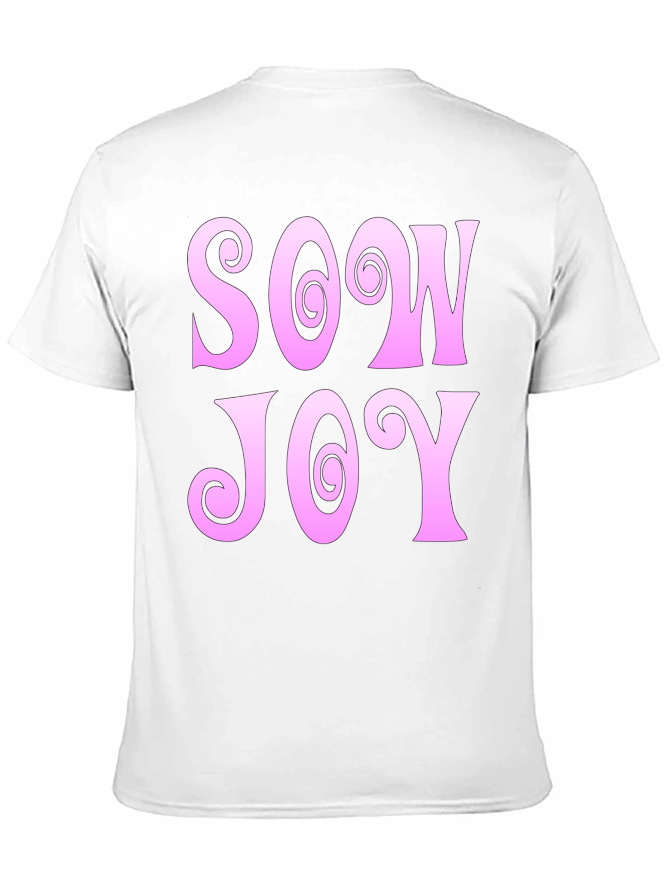 Sow Joy Graphic Tee - Black Cotton Comfort