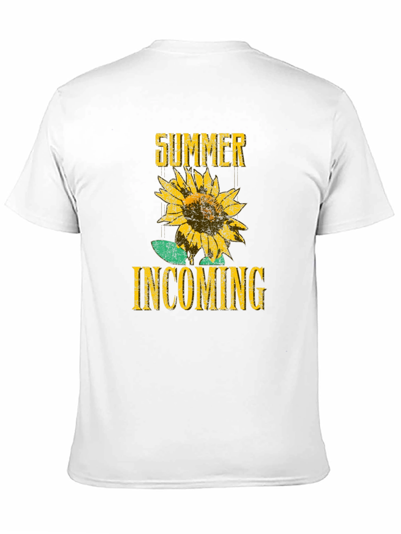Summer Incoming Sunflower Graphic T-Shirt
