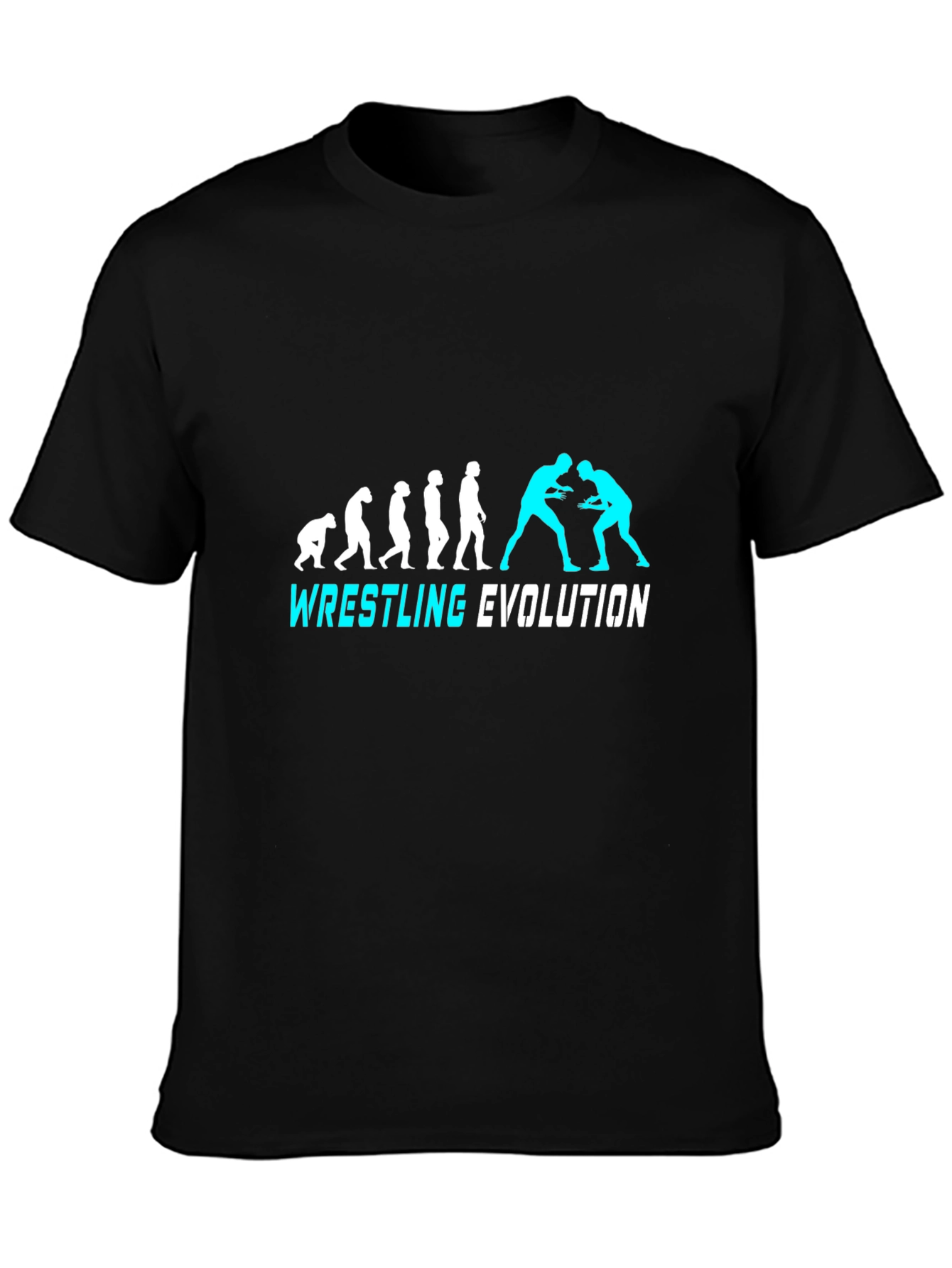 Wrestling Evolution Graphic Tee - Black