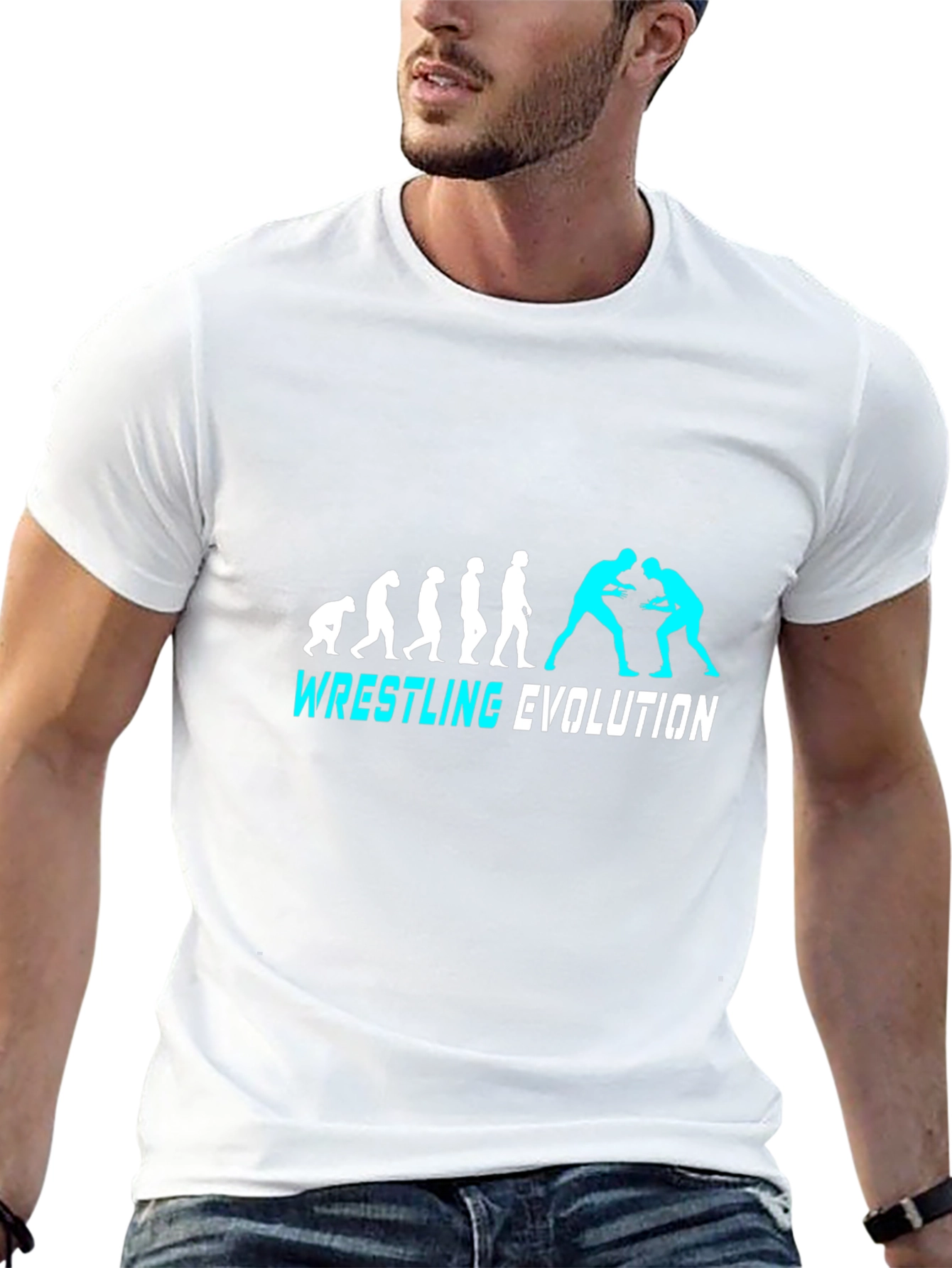 Wrestling Evolution Graphic Tee - Black