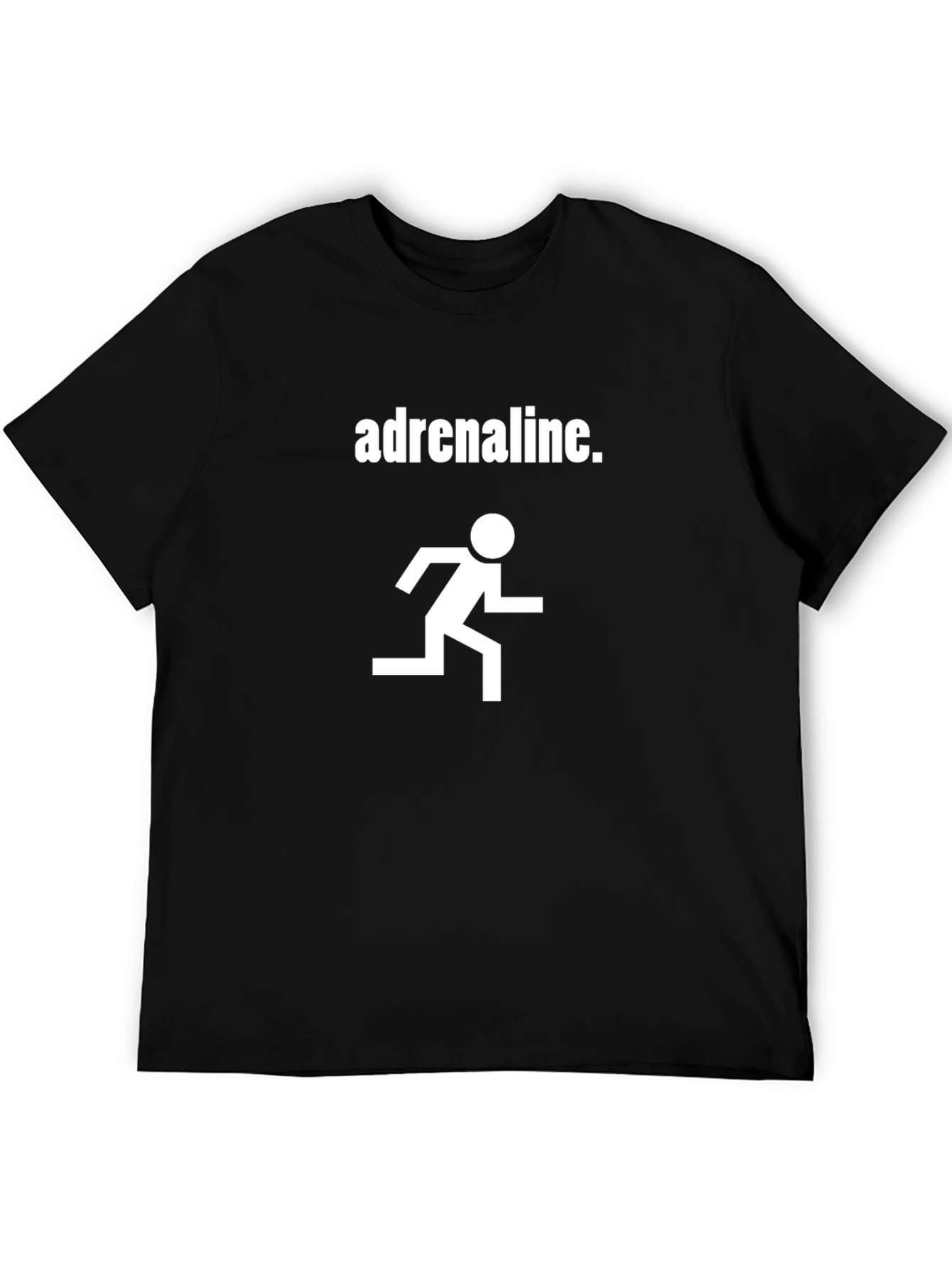 Adrenaline Rush Graphic T-Shirt - Black