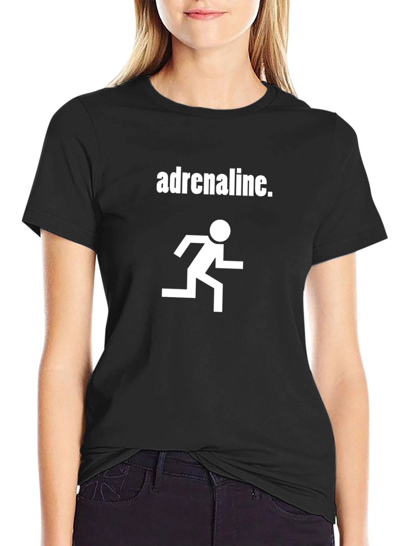 Adrenaline Rush Graphic T-Shirt - Black