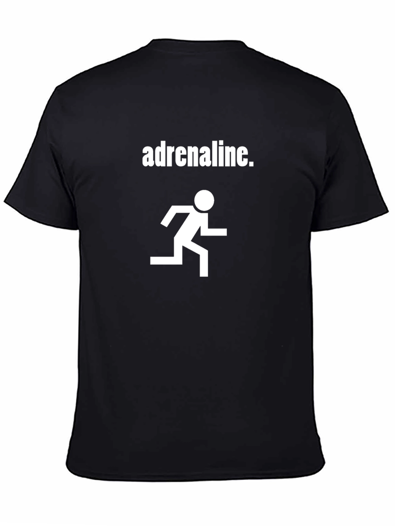 Adrenaline Rush Graphic T-Shirt - Black