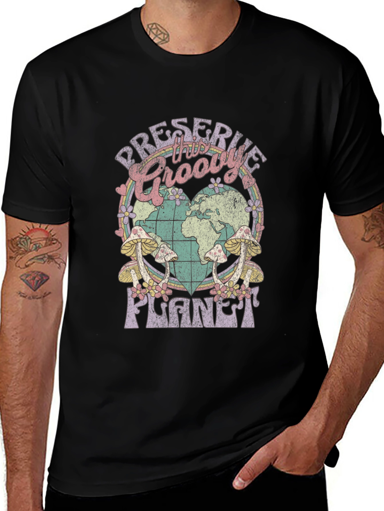 Preserve the Groovy Planet Graphic Tee