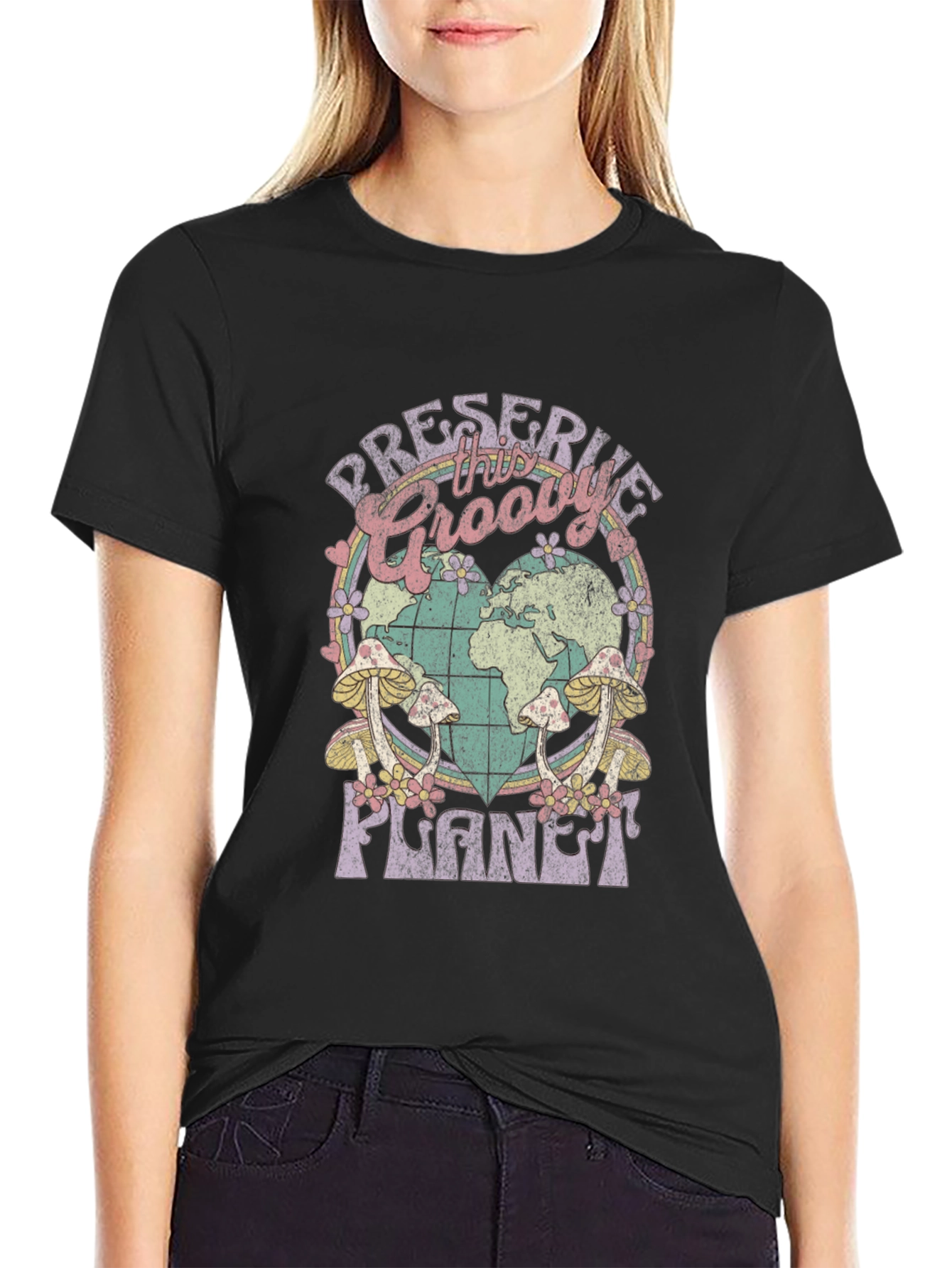 Preserve the Groovy Planet Graphic Tee