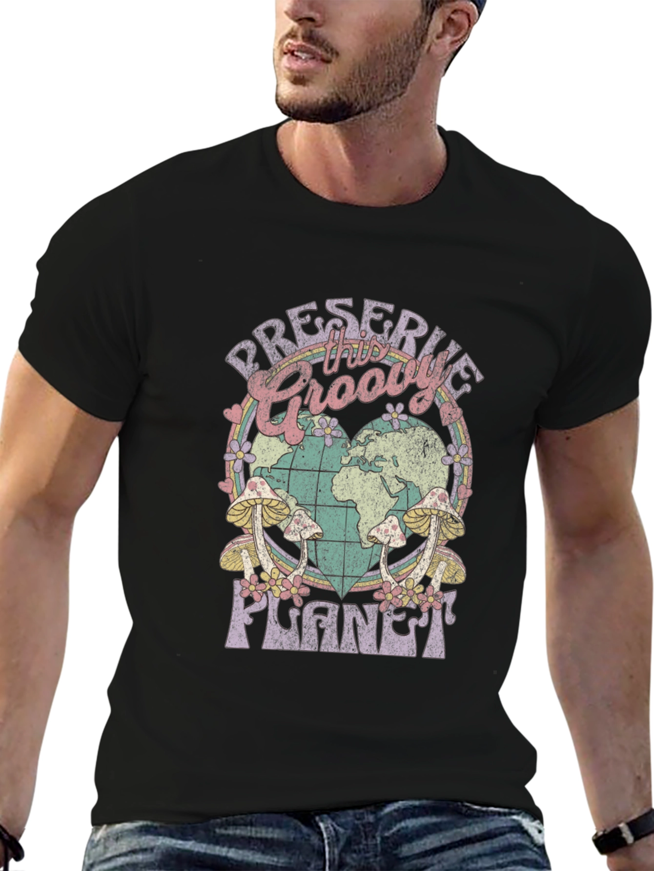 Preserve the Groovy Planet Graphic Tee
