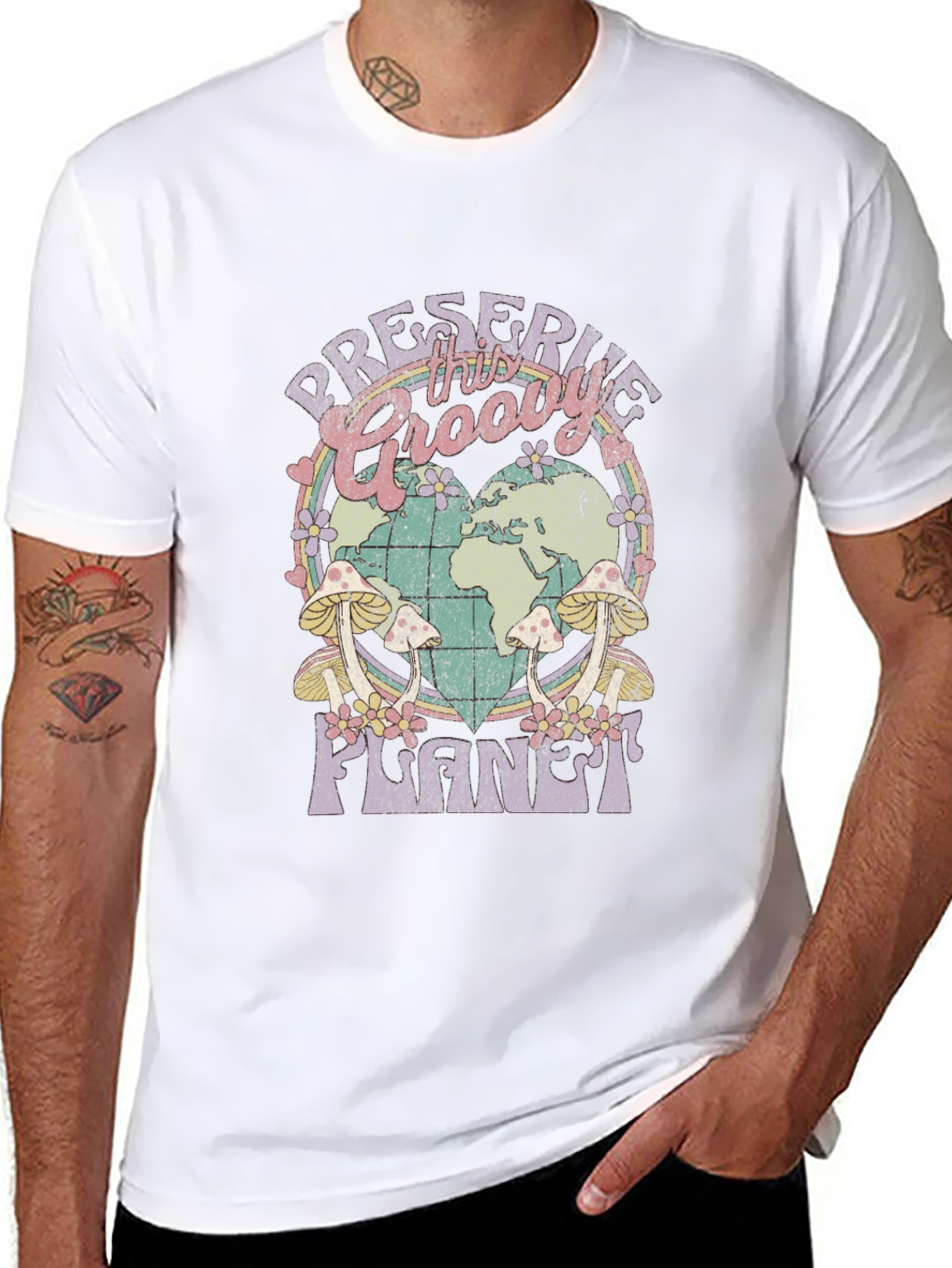 Preserve the Groovy Planet Graphic Tee
