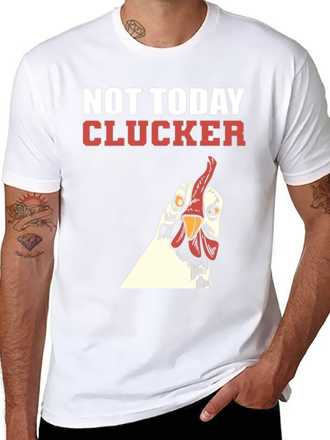 Not Today Clucker Black T-Shirt