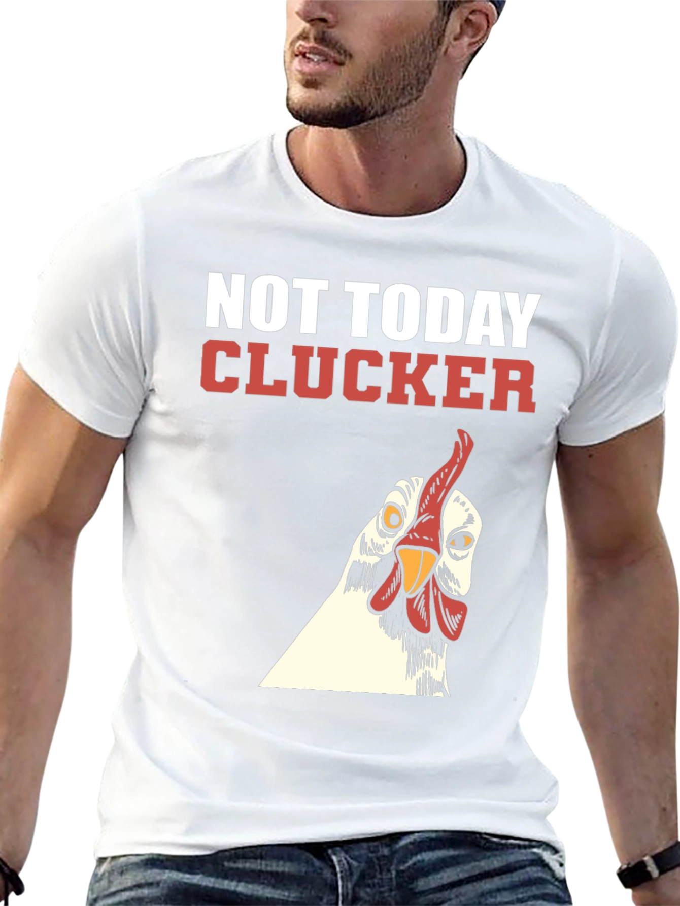 Not Today Clucker Black T-Shirt