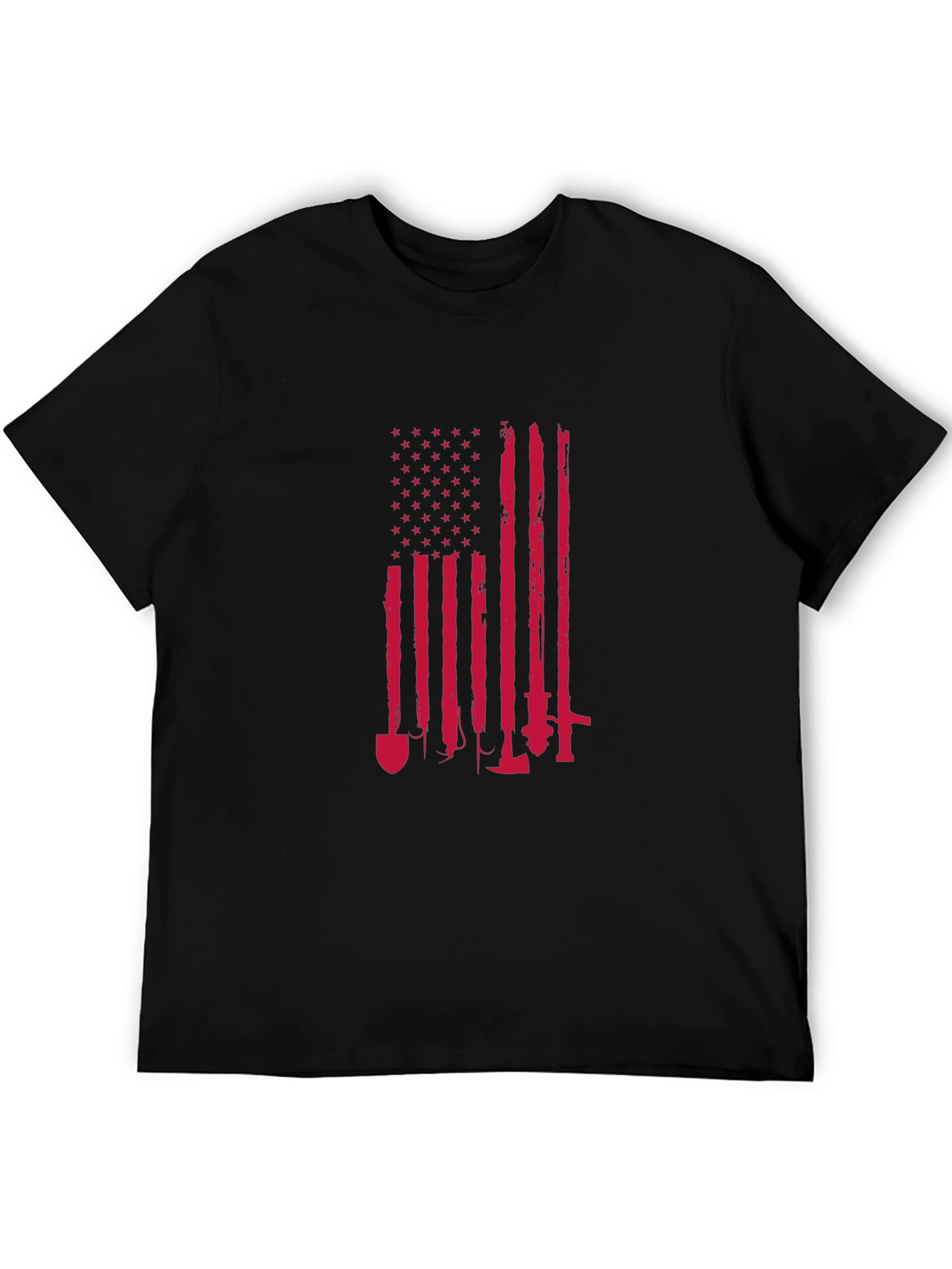 American Flag Graphic T-Shirt - Patriotic Workwear