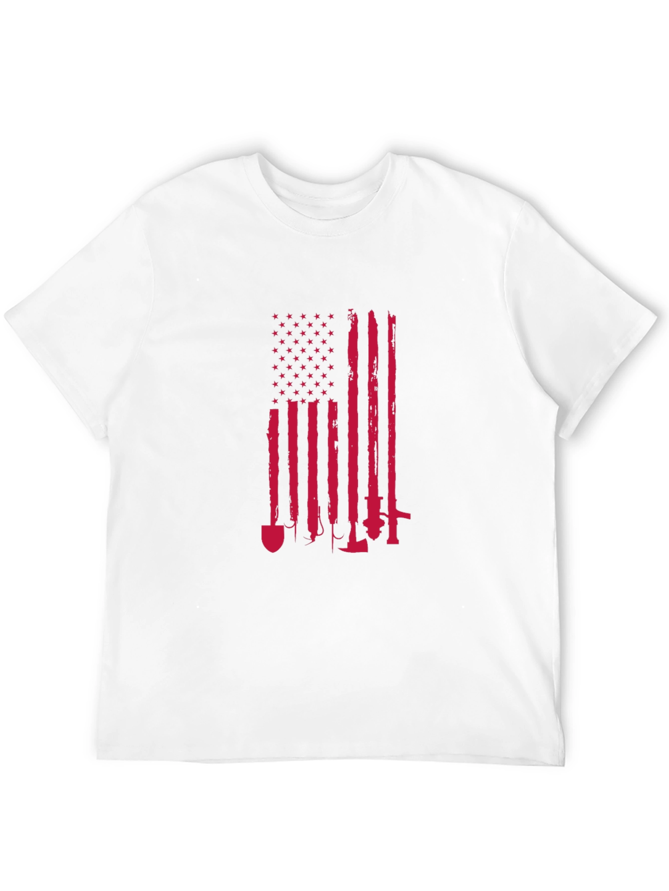 American Flag Graphic T-Shirt - Patriotic Workwear