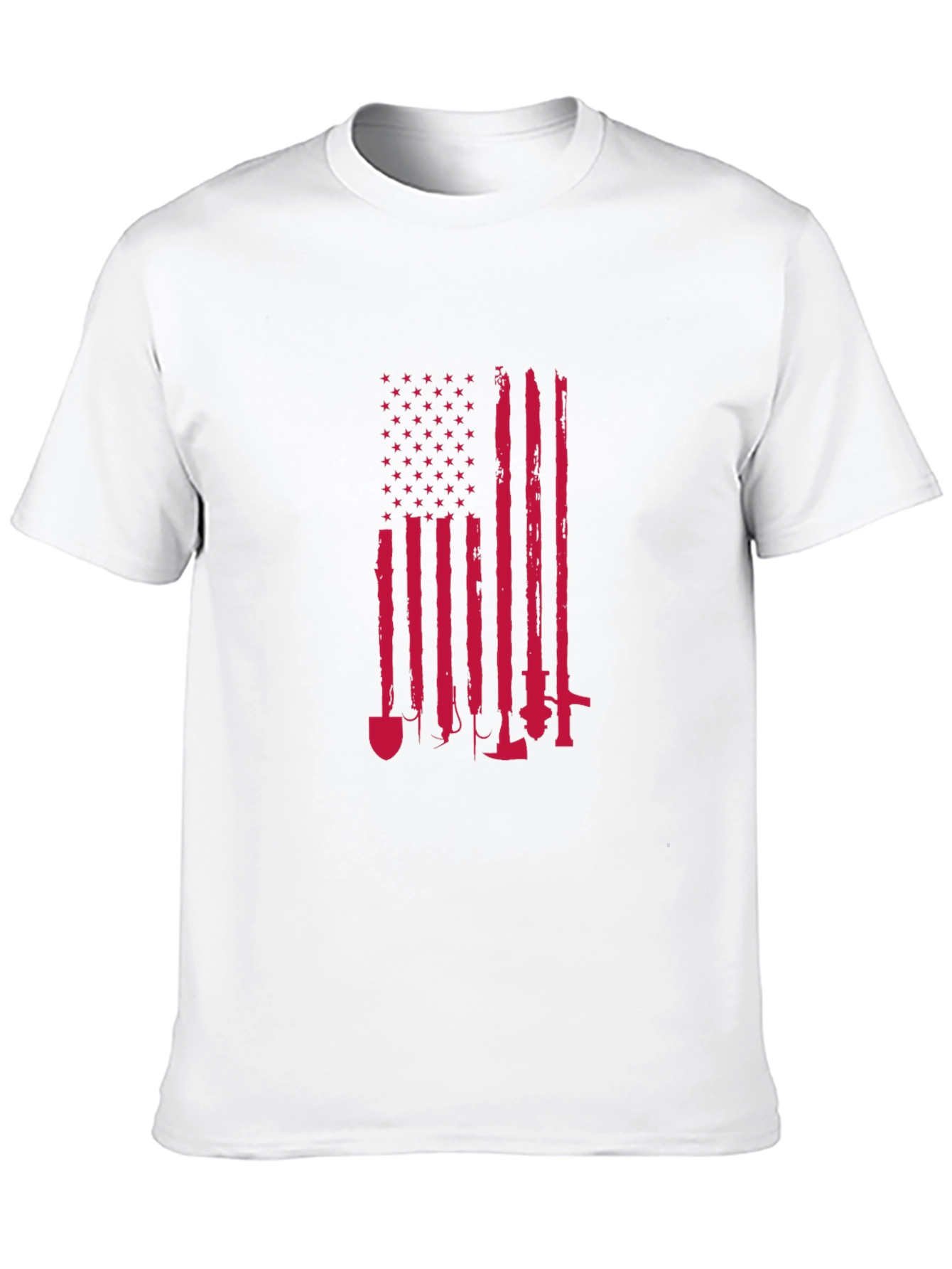 American Flag Graphic T-Shirt - Patriotic Workwear