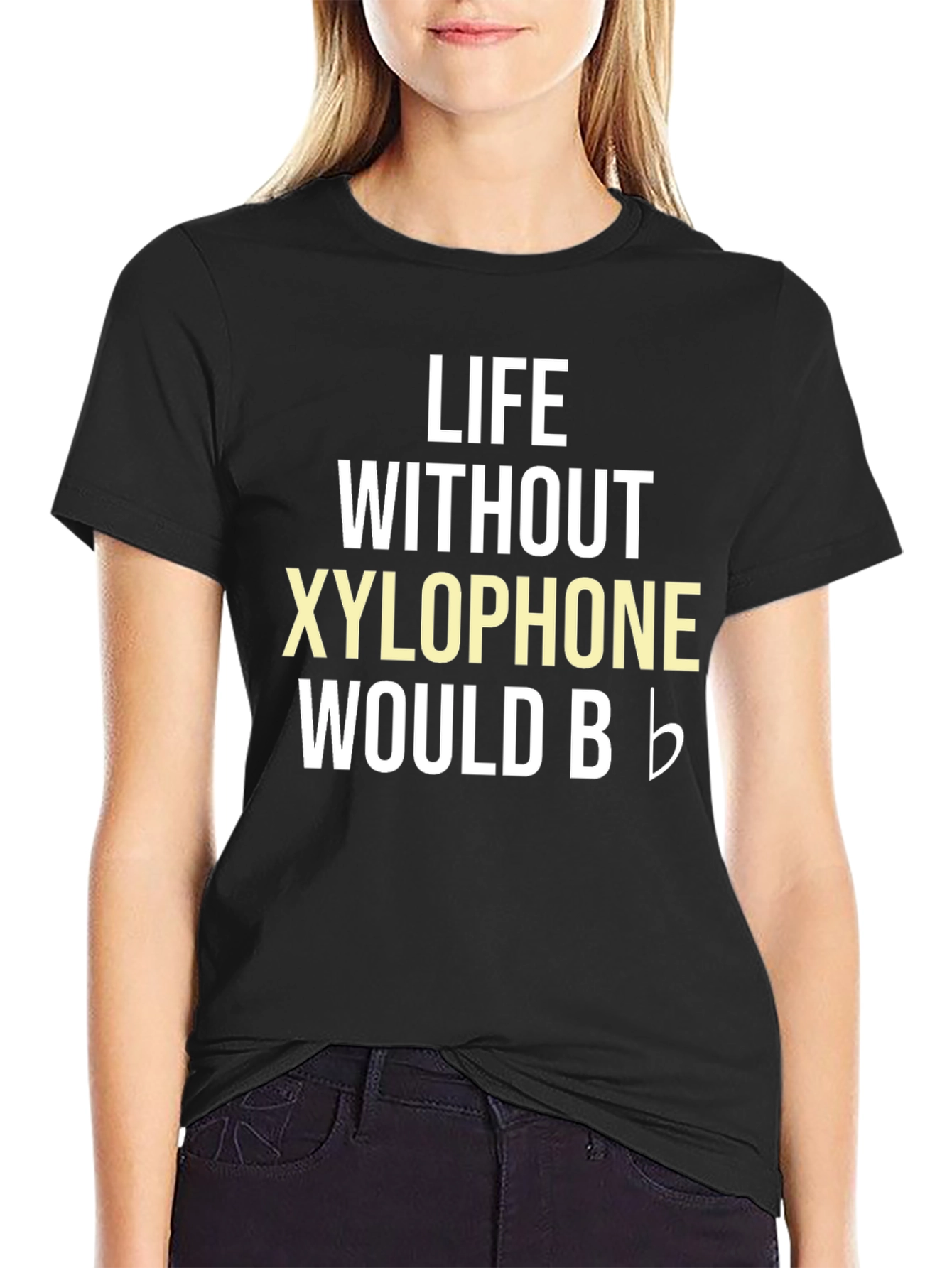 Life Without Xylophone T-Shirt - Music Lover Tee