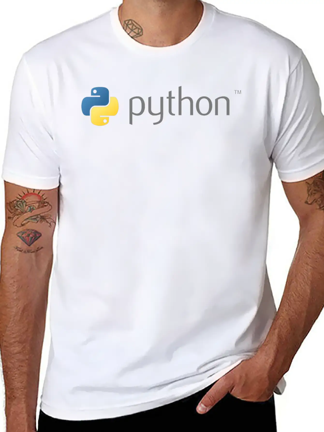Python Unisex Casual T-Shirt – Clean Design For Daily Comfort