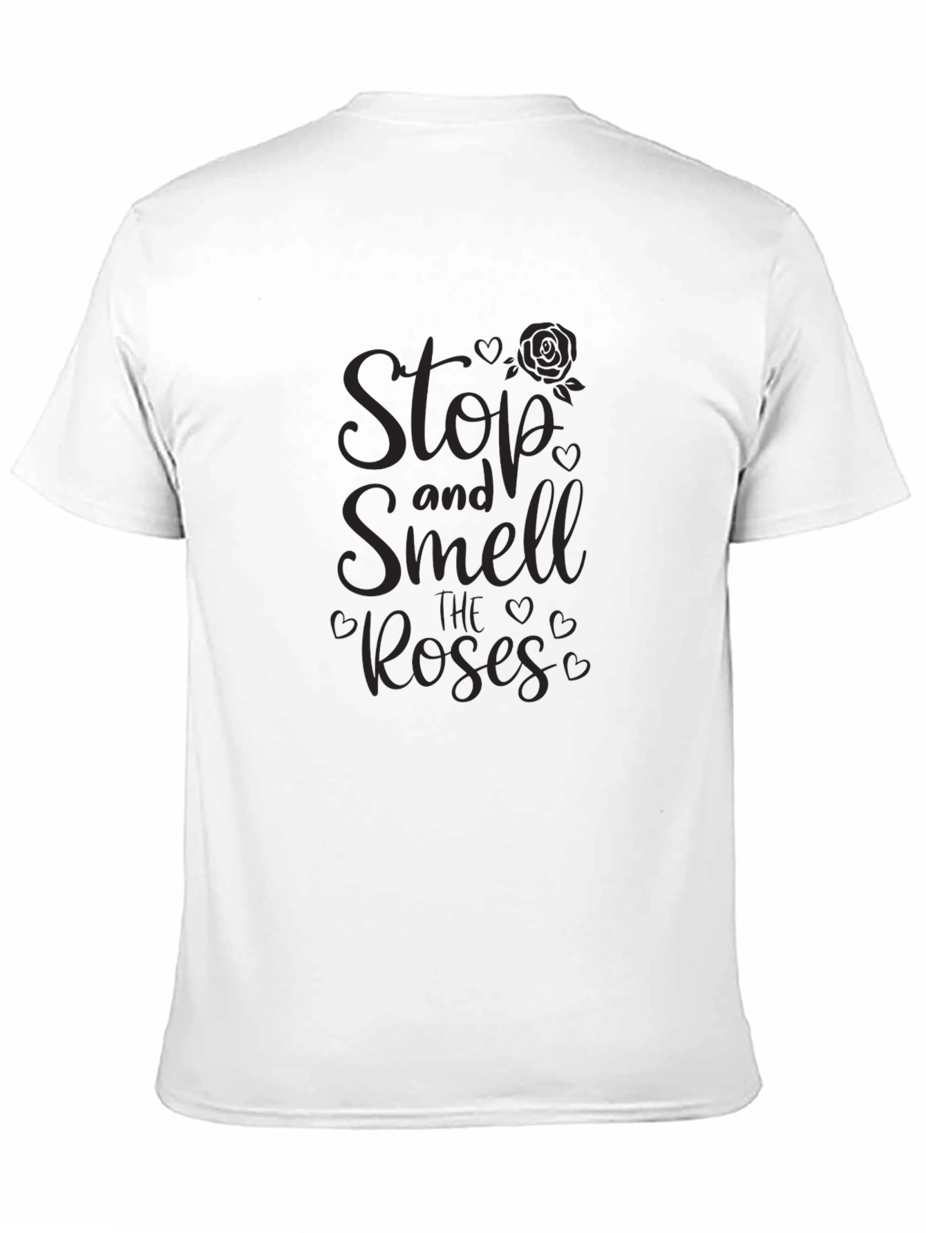 Stop and Smell Roses T-Shirt - Unisex Black