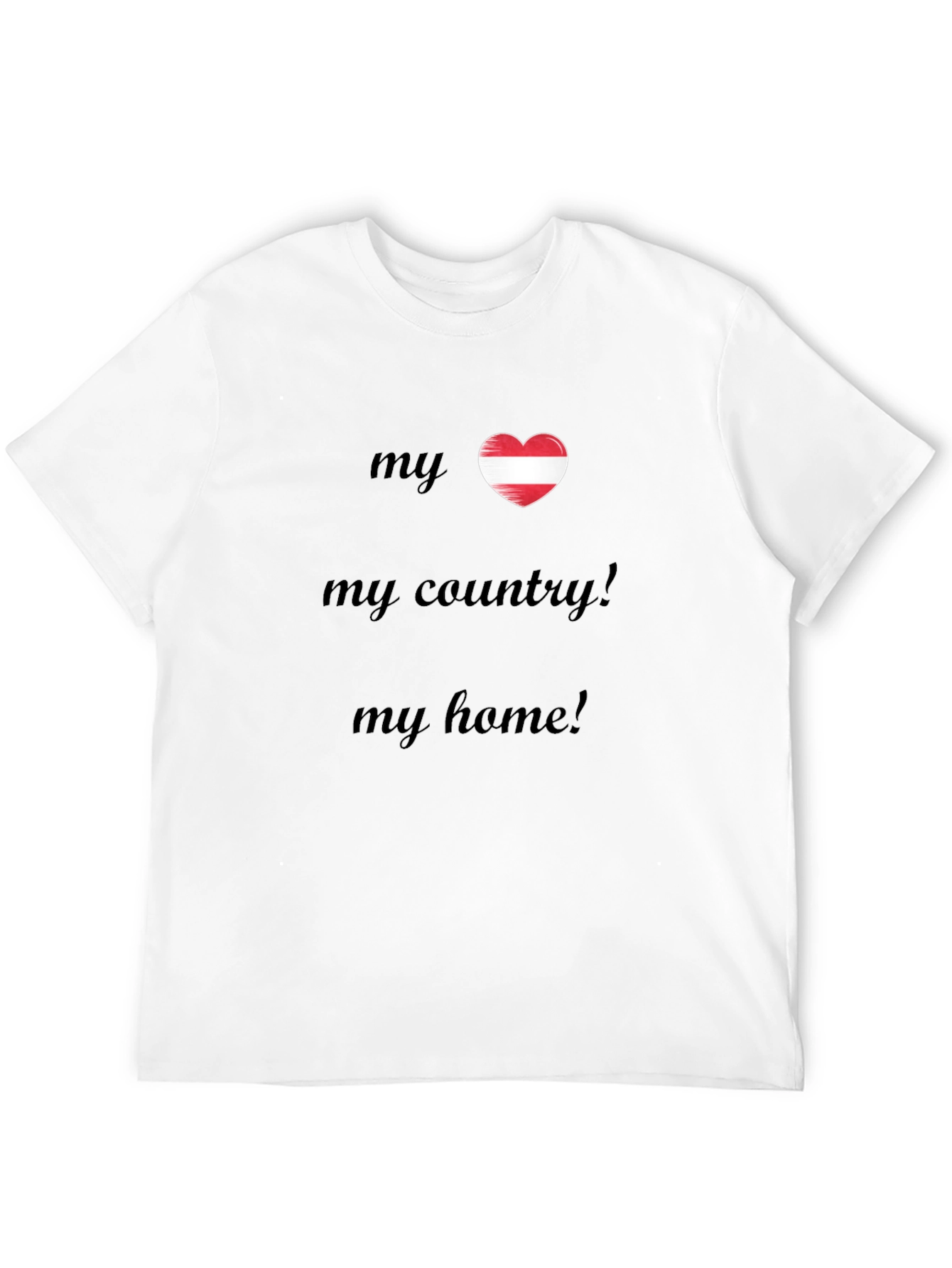 Austrian Pride T-Shirt - My Country My Home Tee