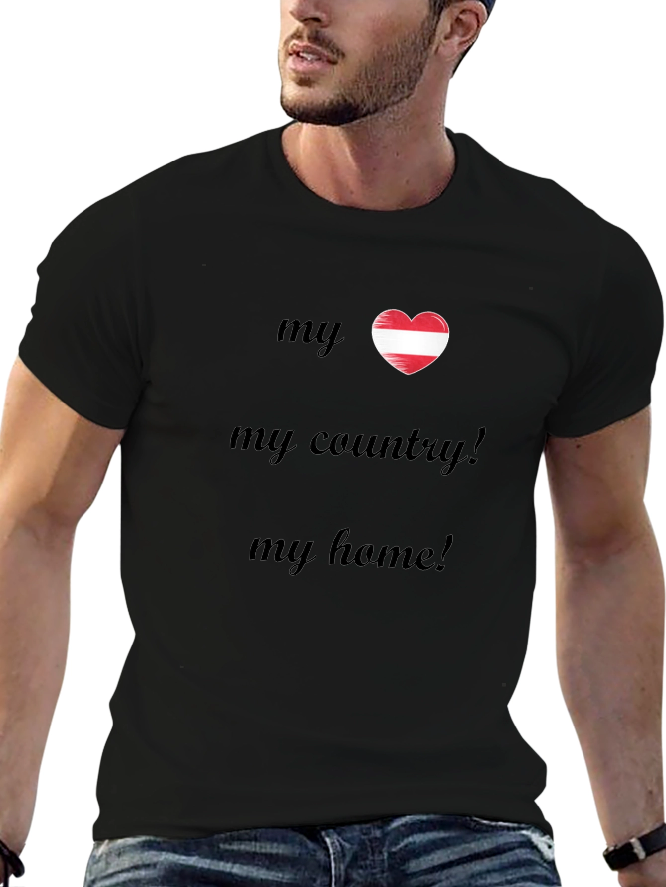 Austrian Pride T-Shirt - My Country My Home Tee