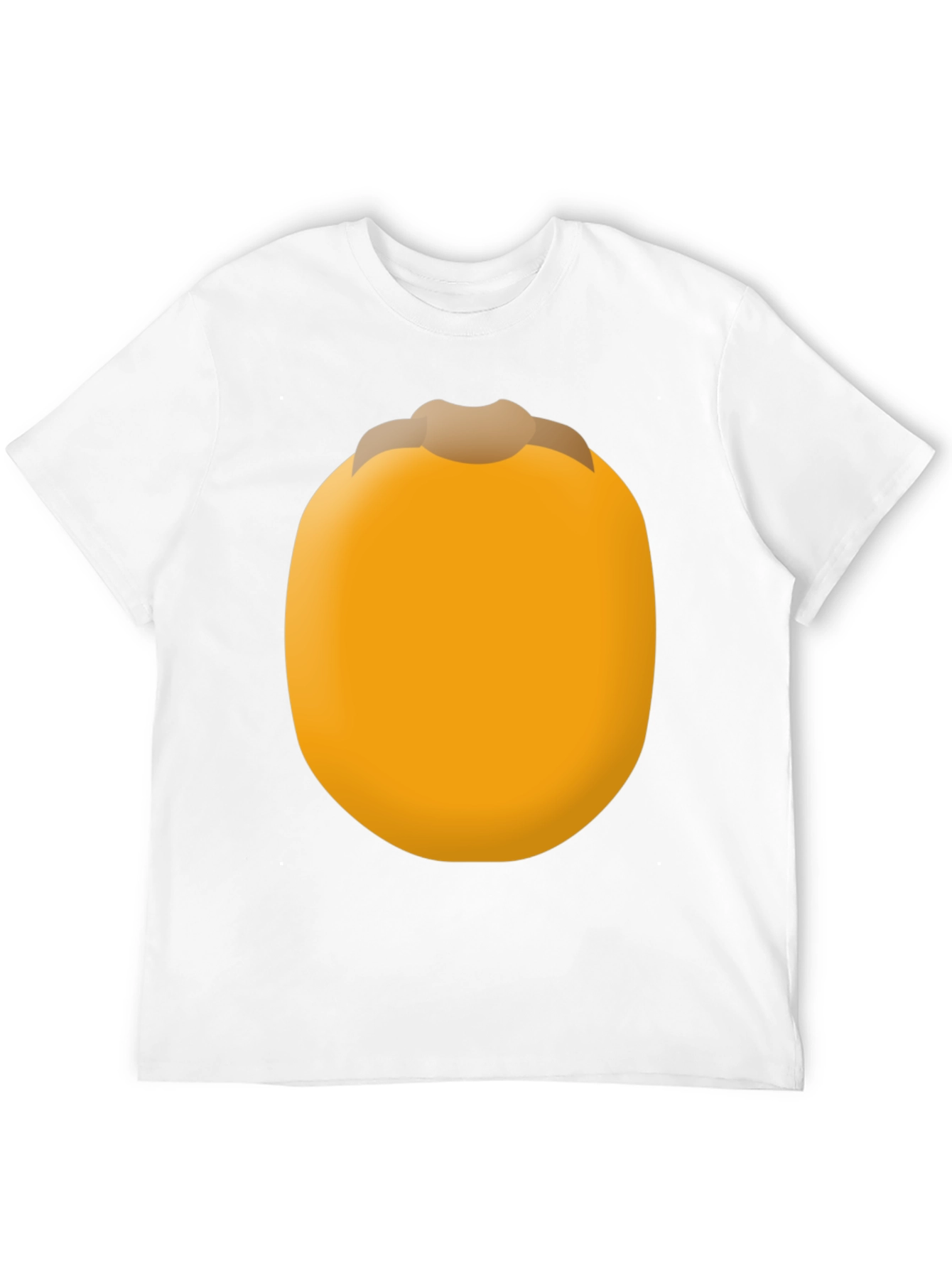 Funny Persimmon Fruit Graphic Tee - Unisex Black T-Shirt