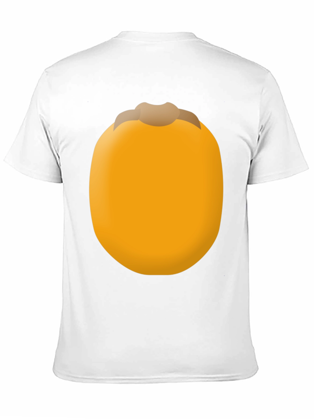 Funny Persimmon Fruit Graphic Tee - Unisex Black T-Shirt