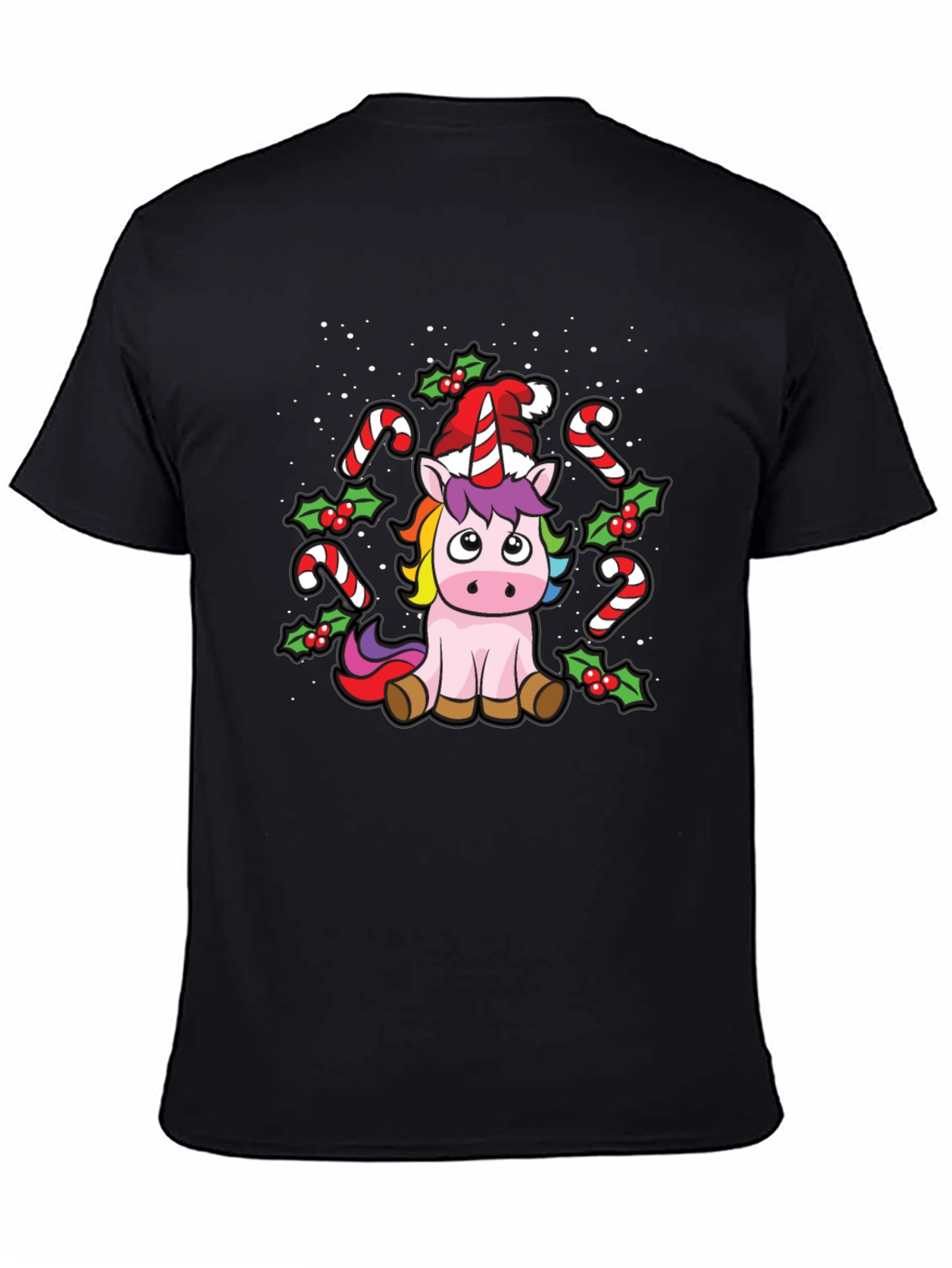 Unicorn Christmas T-Shirt - Holiday Cheer