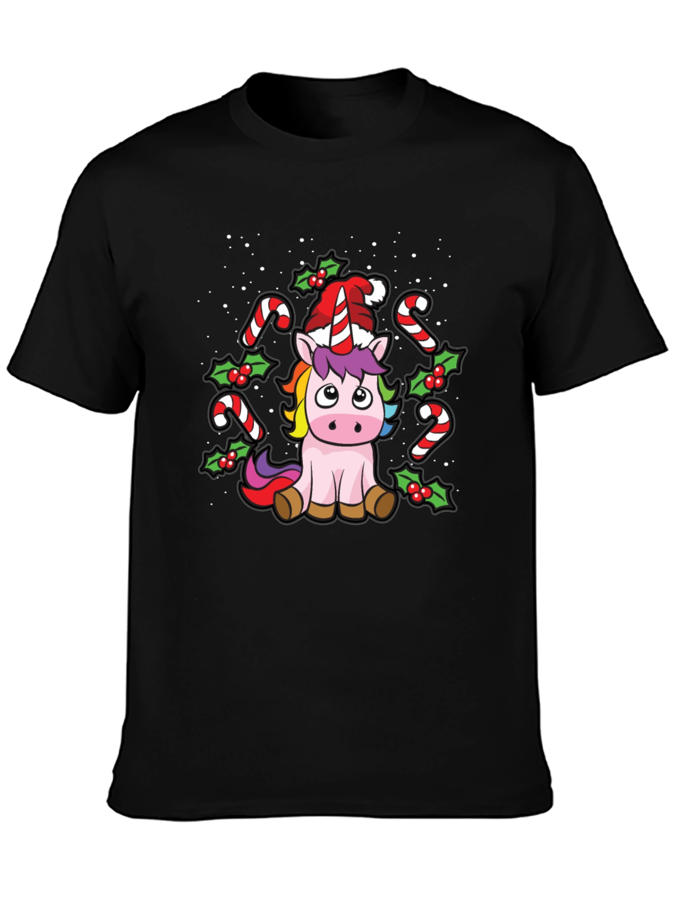 Unicorn Christmas T-Shirt - Holiday Cheer