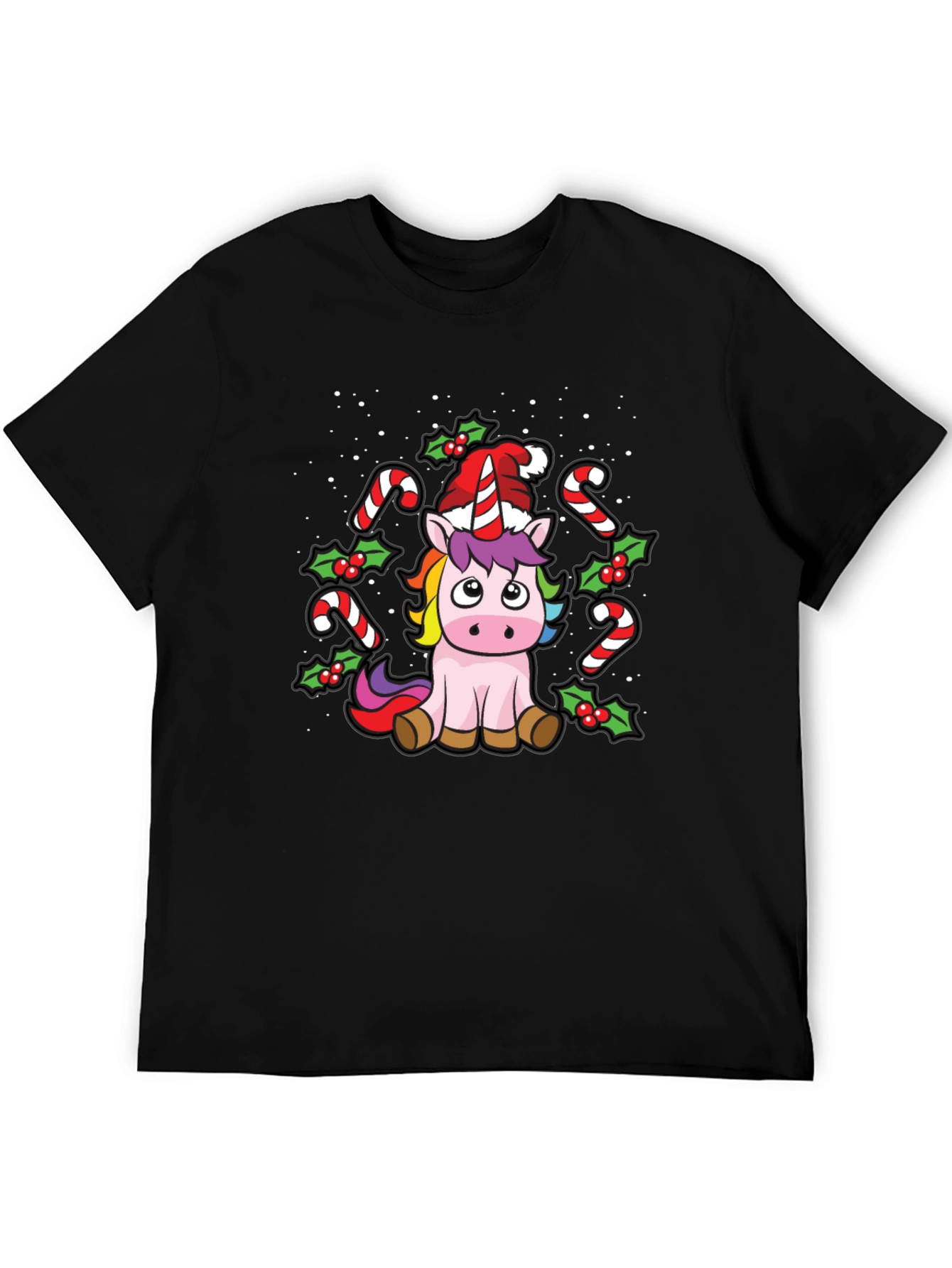 Unicorn Christmas T-Shirt - Holiday Cheer