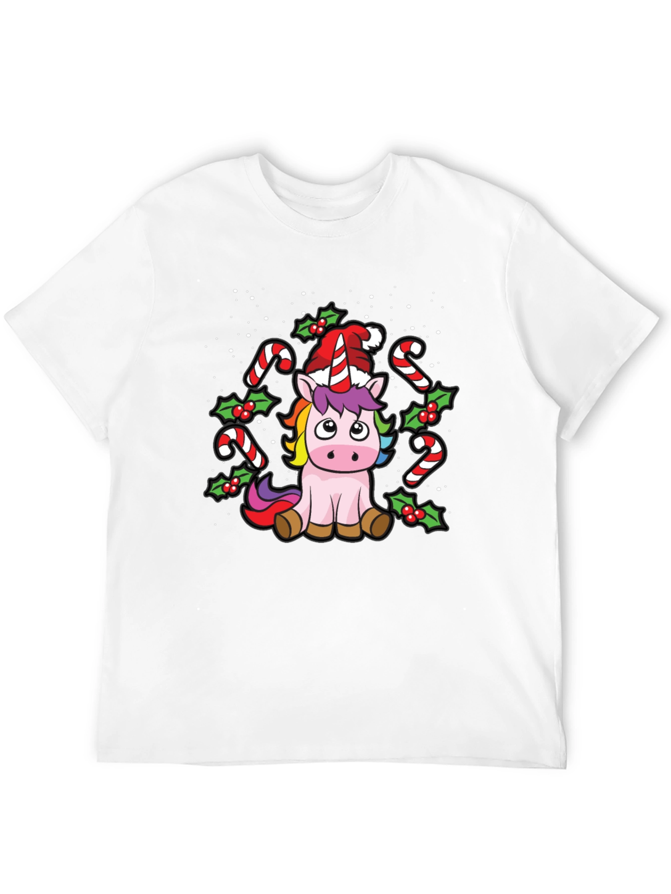 Unicorn Christmas T-Shirt - Holiday Cheer