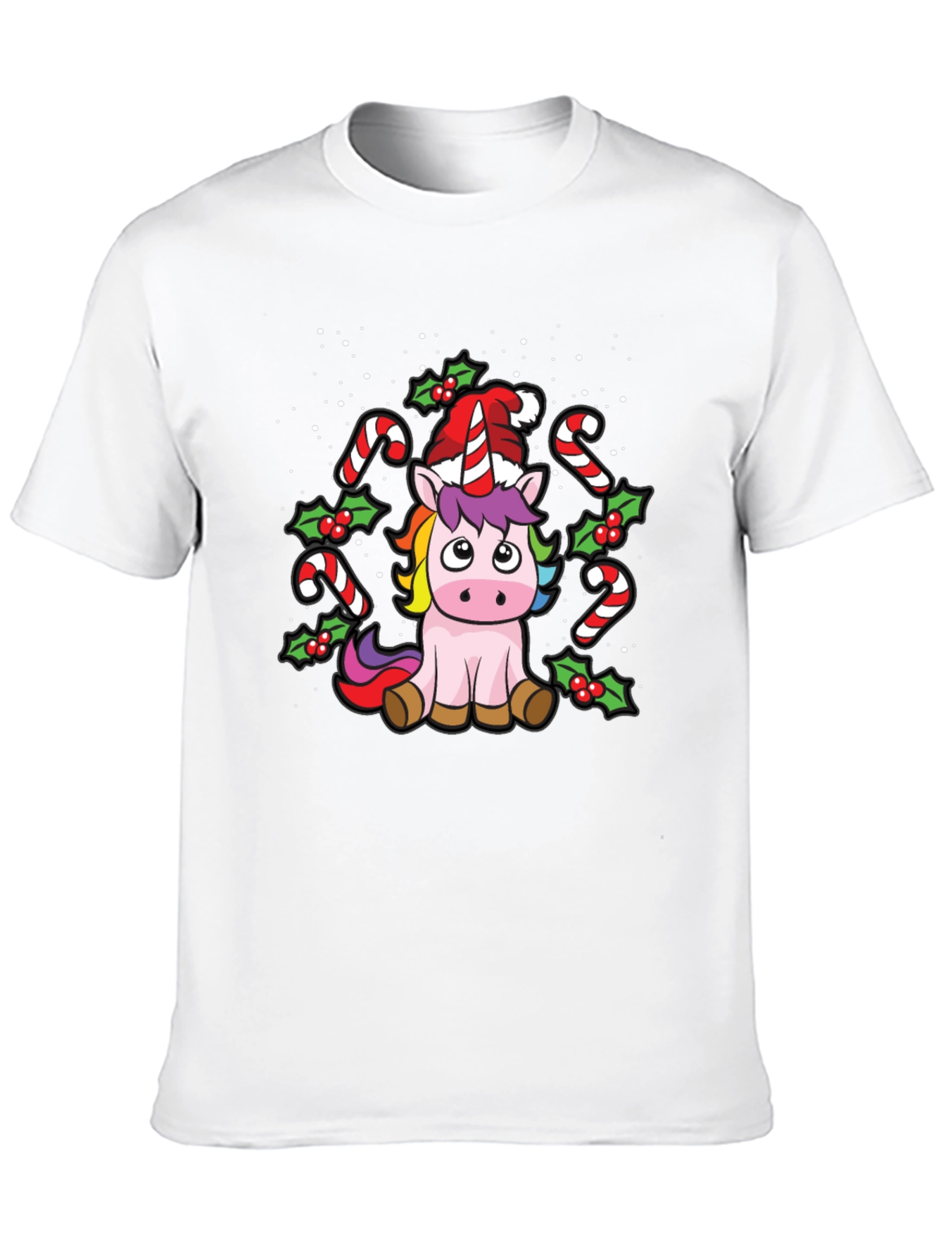 Unicorn Christmas T-Shirt - Holiday Cheer