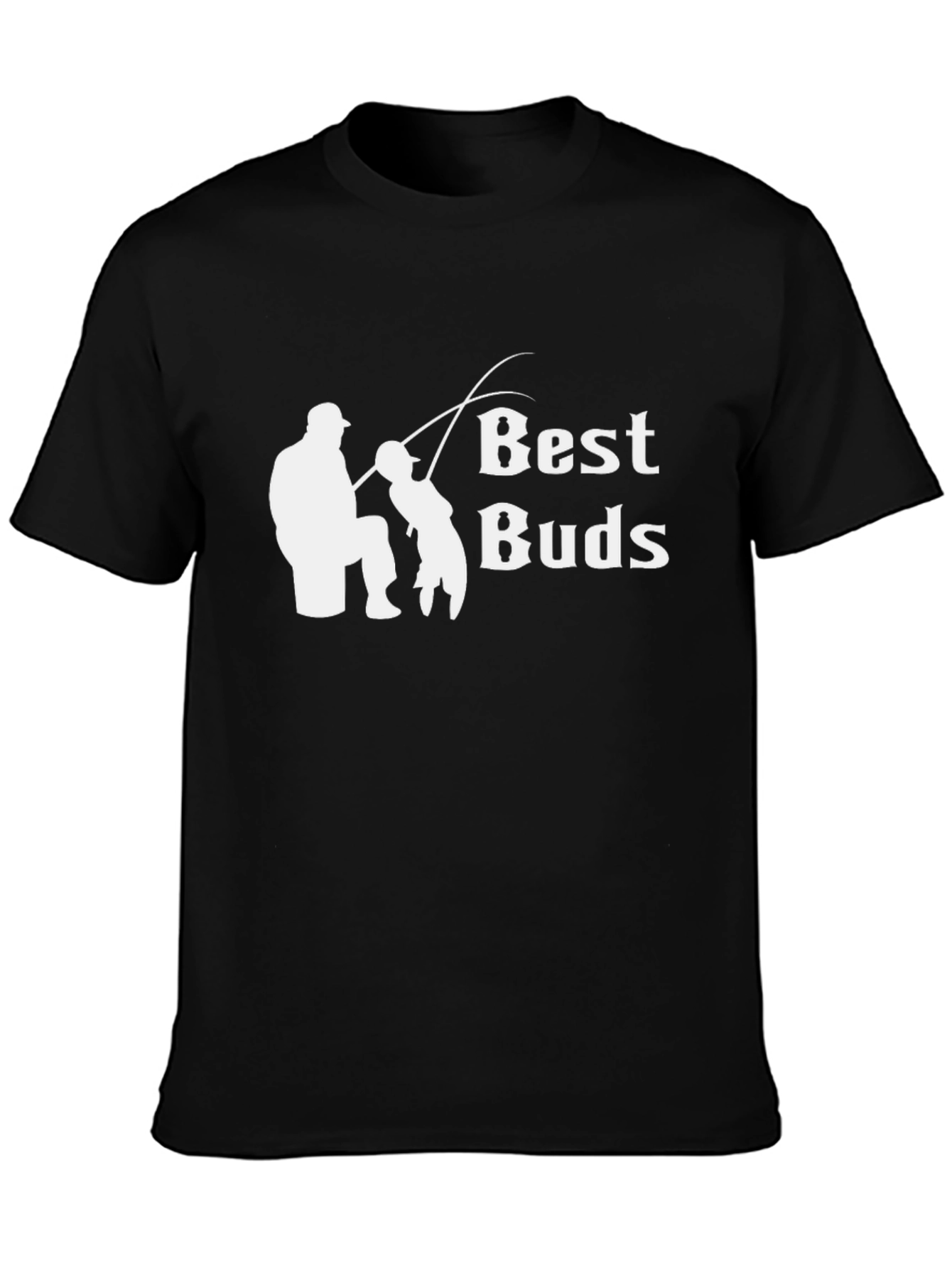 Best Buds Fishing Black T-Shirt