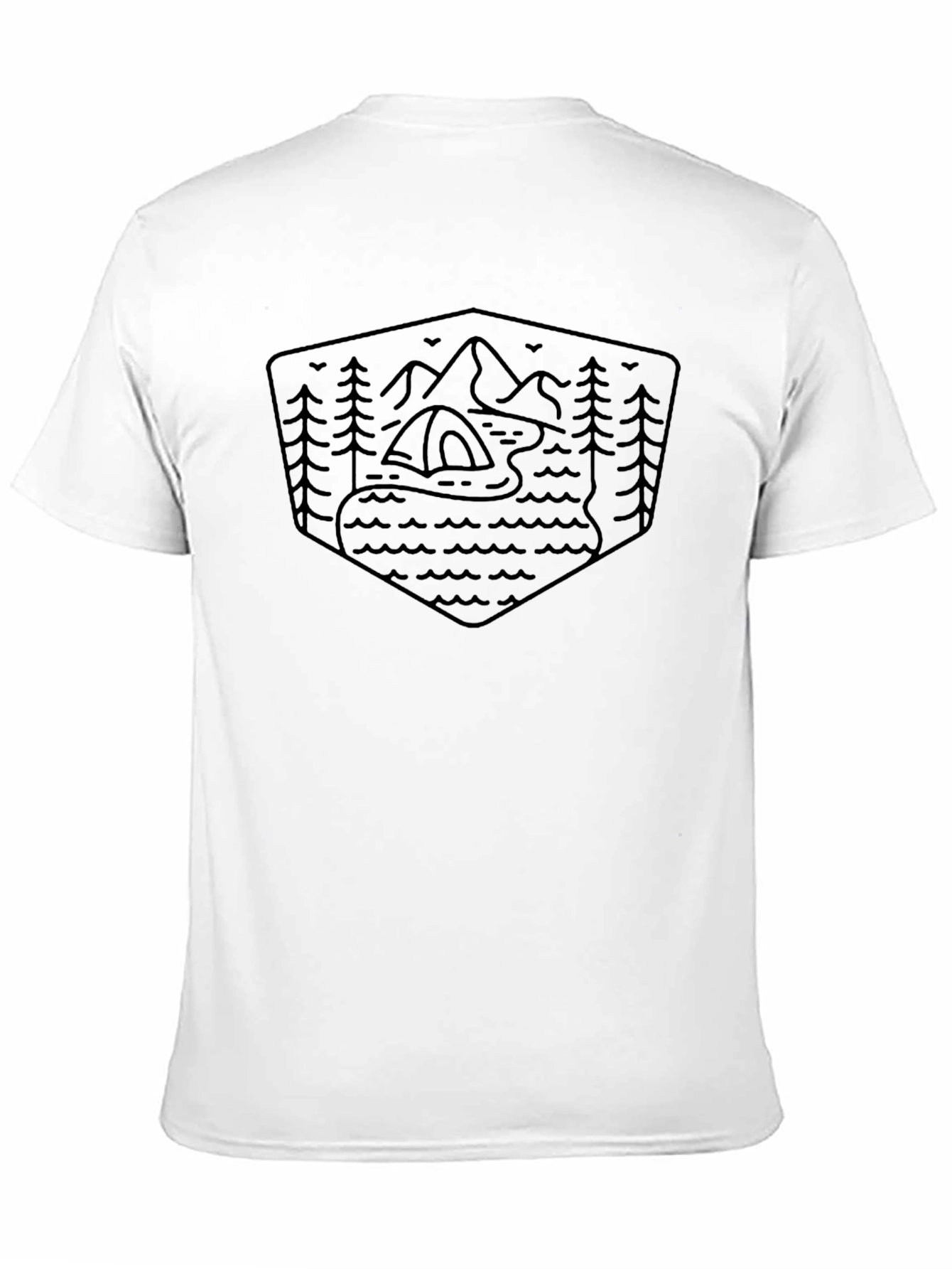 Outdoor Adventure Graphic Tee - Camping & Mountains