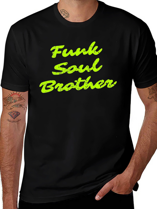 Funk Soul Brother Graphic Tee - Classic Black T-Shirt