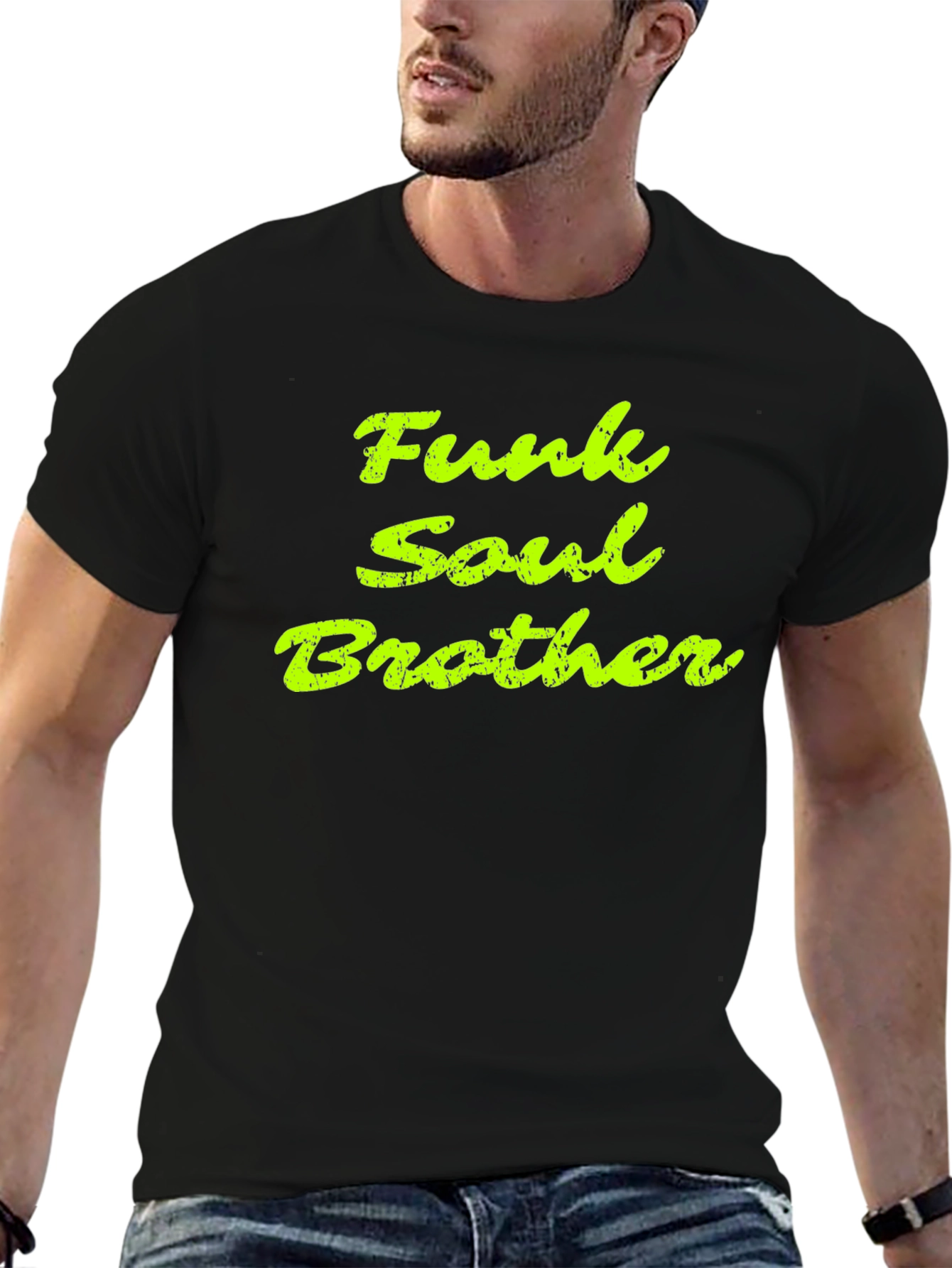 Funk Soul Brother Graphic Tee - Classic Black T-Shirt