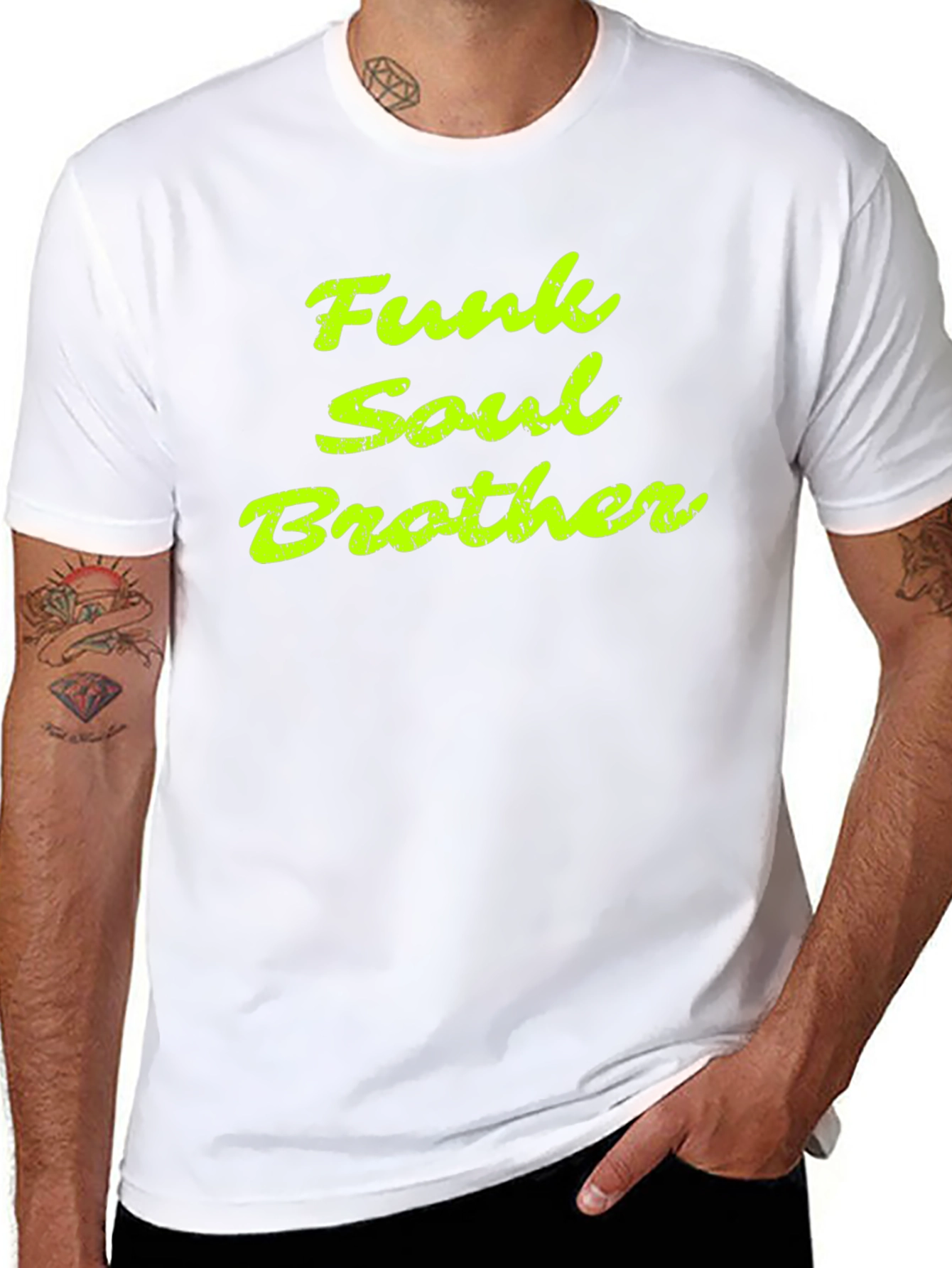Funk Soul Brother Graphic Tee - Classic Black T-Shirt
