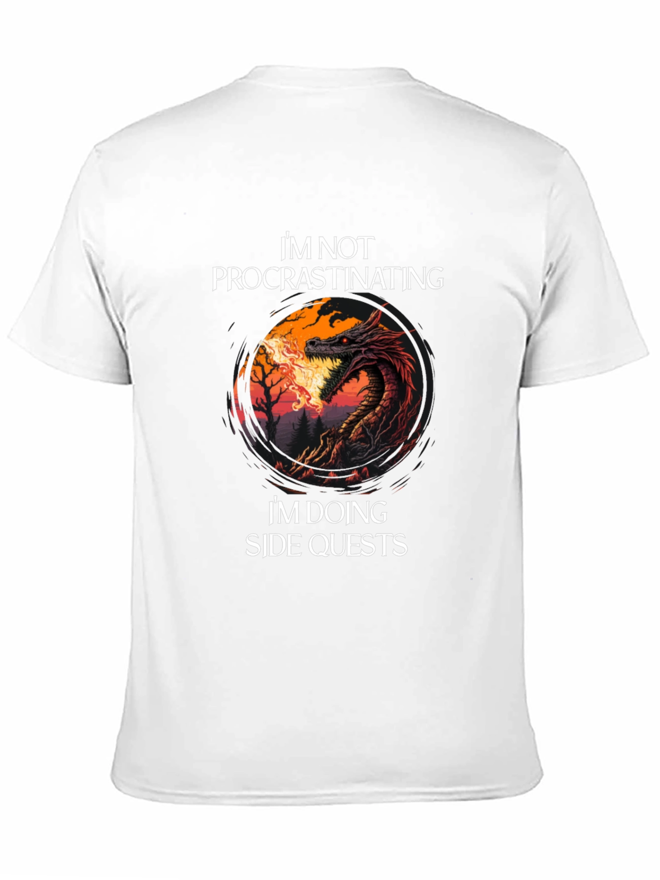Im Not Procrastinating Dragon T-Shirt