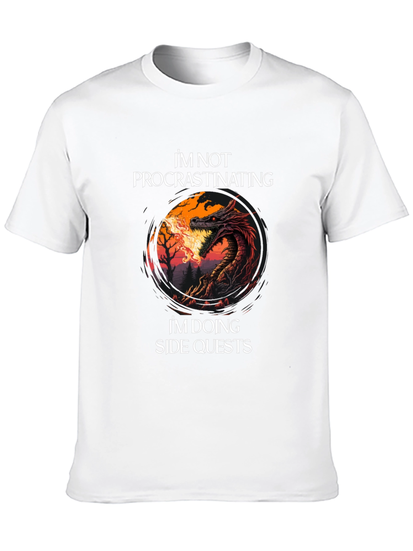 Im Not Procrastinating Dragon T-Shirt