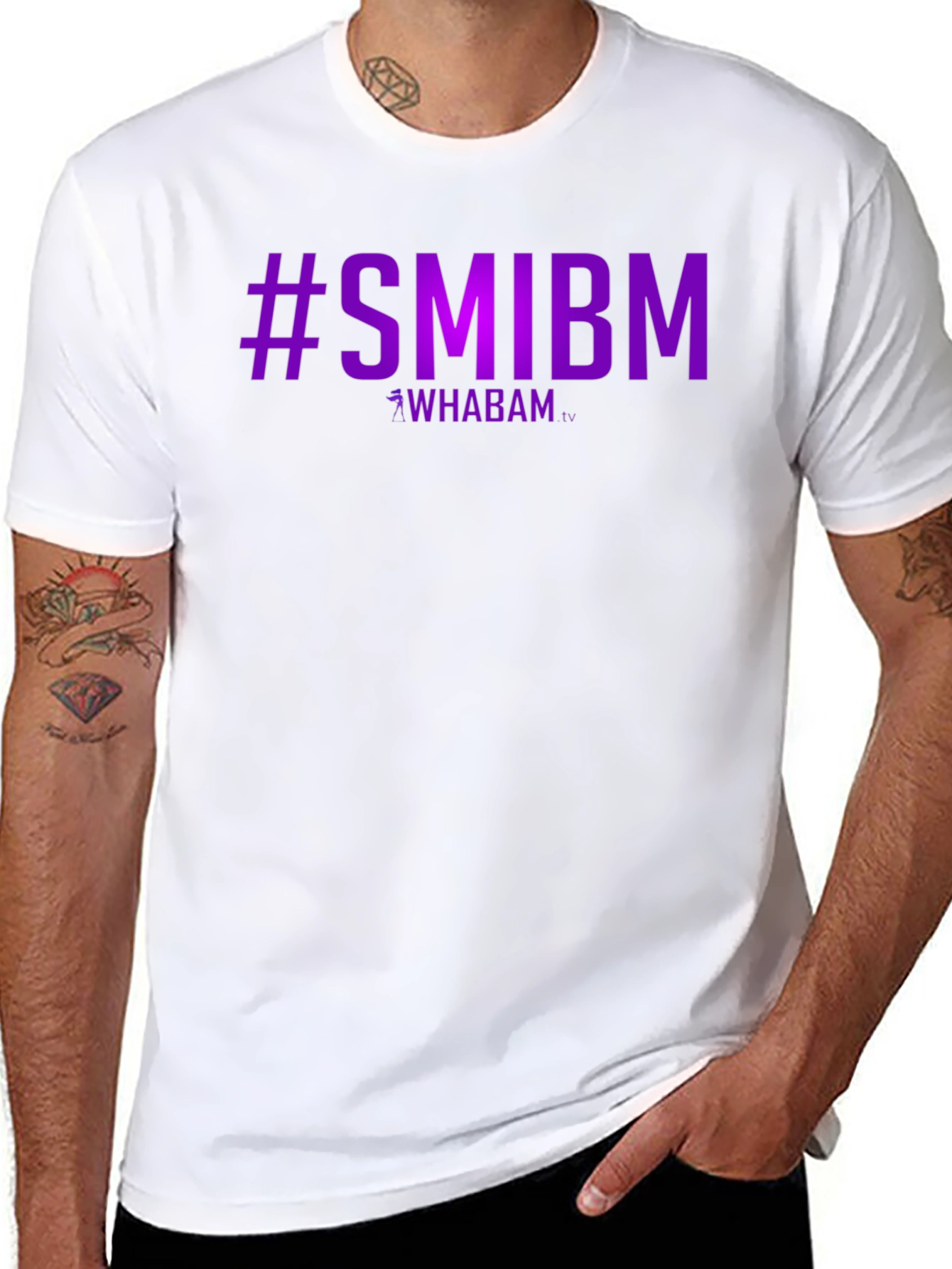 #SMIBM Whabam Graphic Tee - Stylish Black T-Shirt