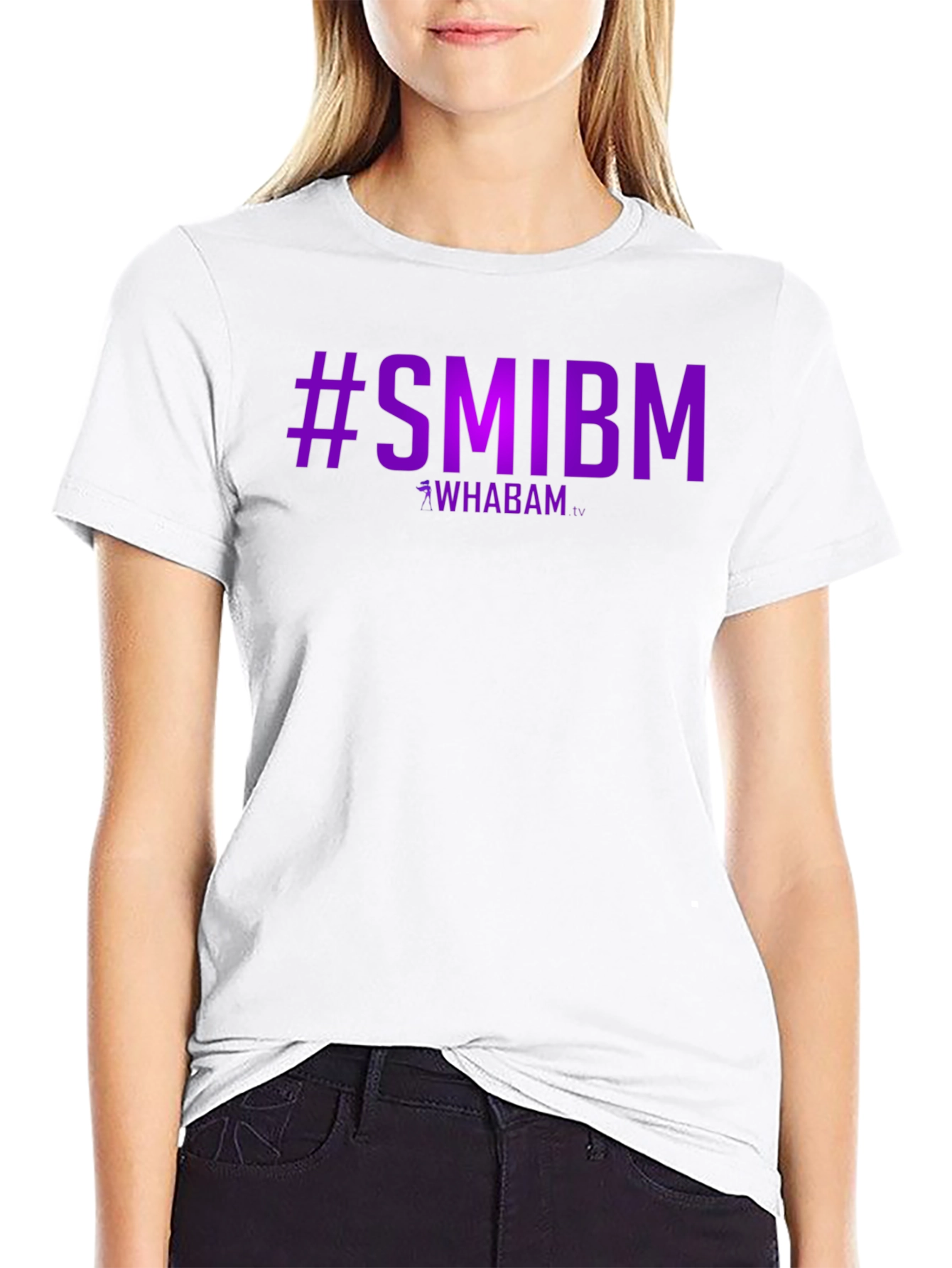 #SMIBM Whabam Graphic Tee - Stylish Black T-Shirt