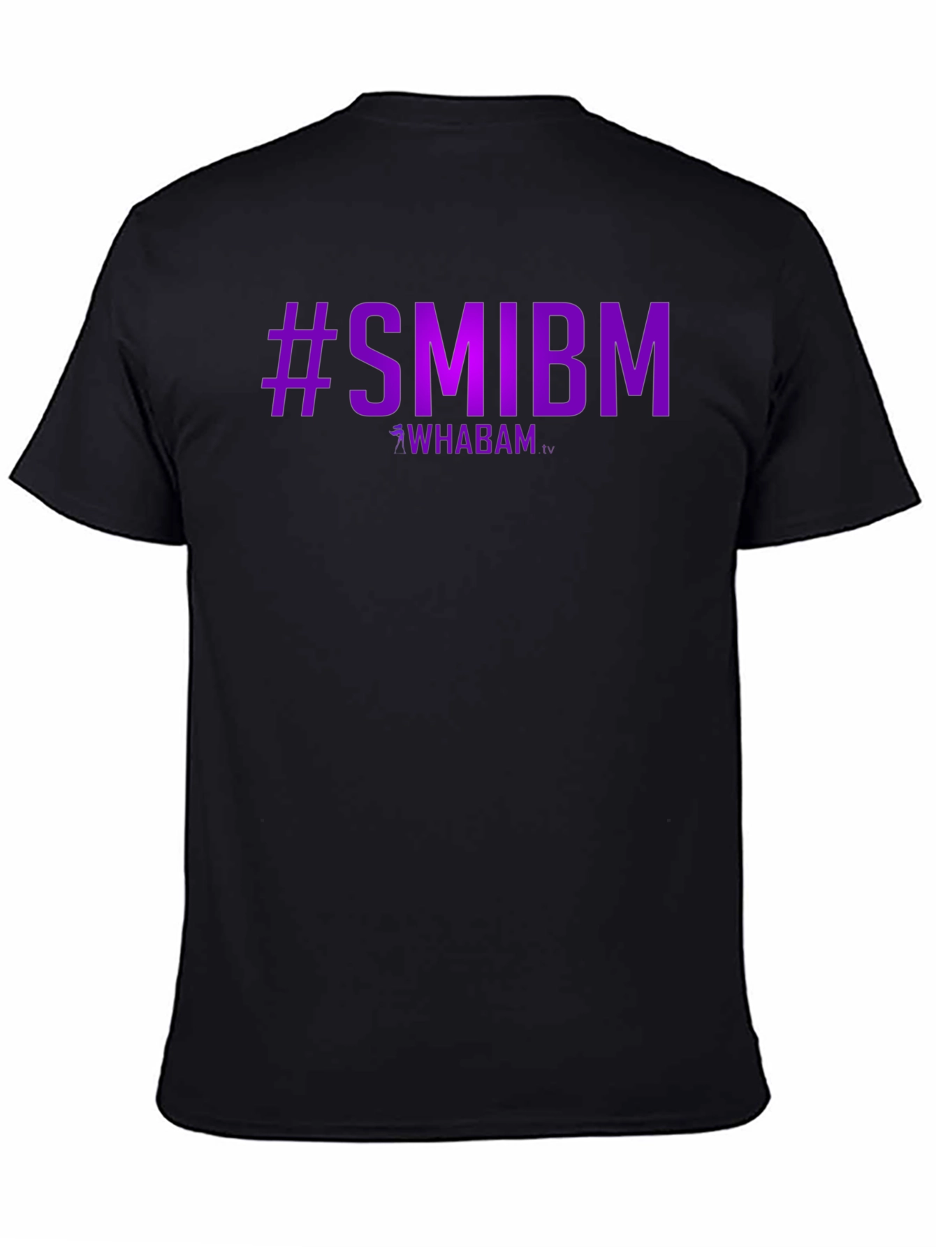 #SMIBM Whabam Graphic Tee - Stylish Black T-Shirt