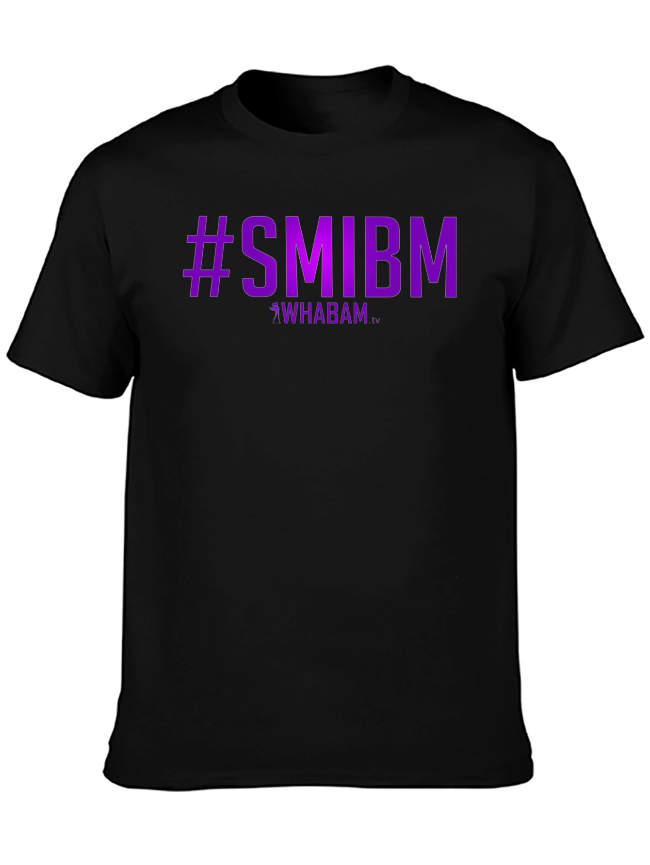 #SMIBM Whabam Graphic Tee - Stylish Black T-Shirt