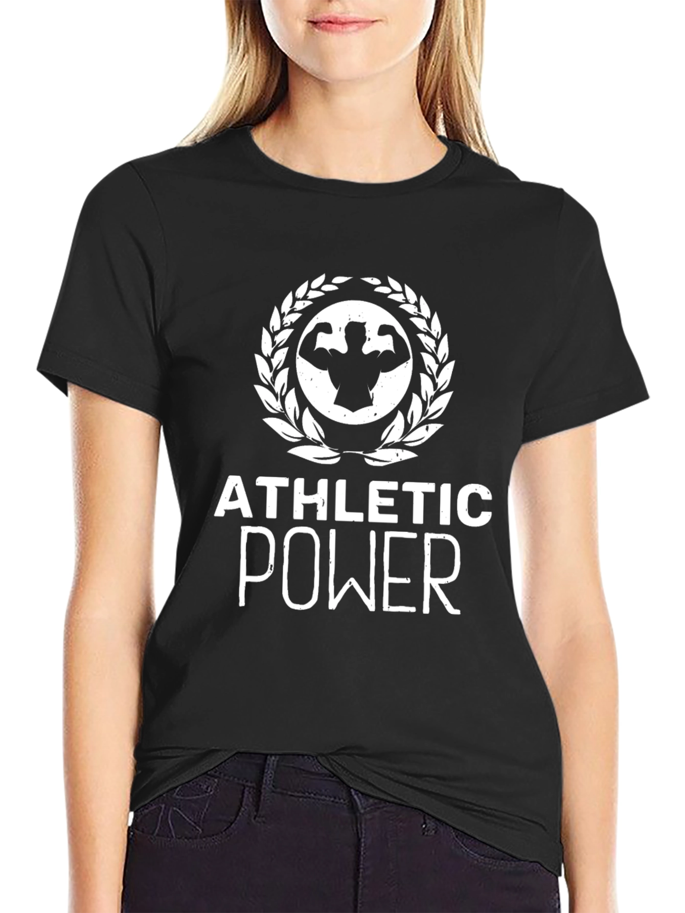 Athletic Power T-Shirt - Fitness Gym Motivation Tee