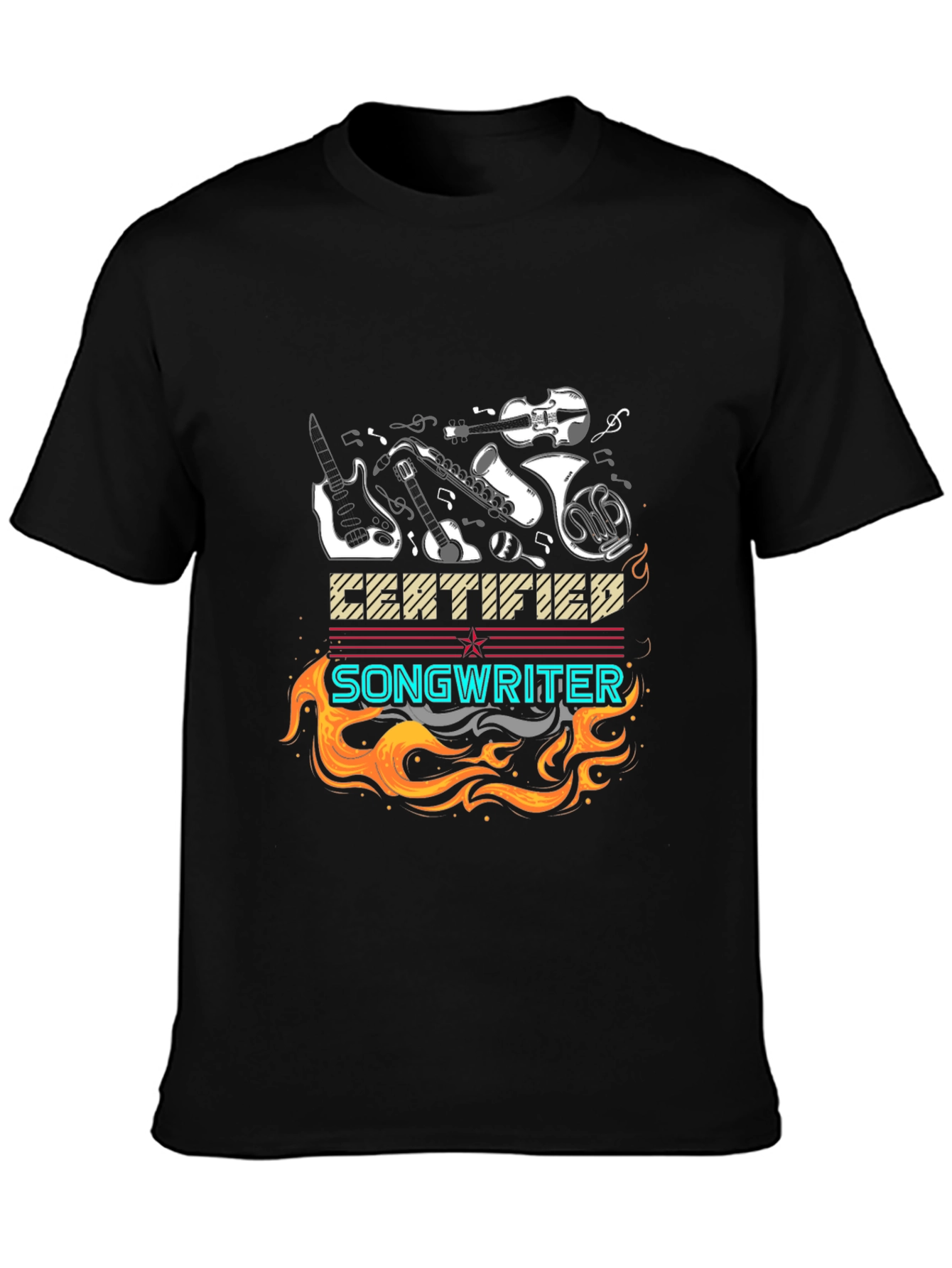 Certified Songwriter Graphic T-Shirt