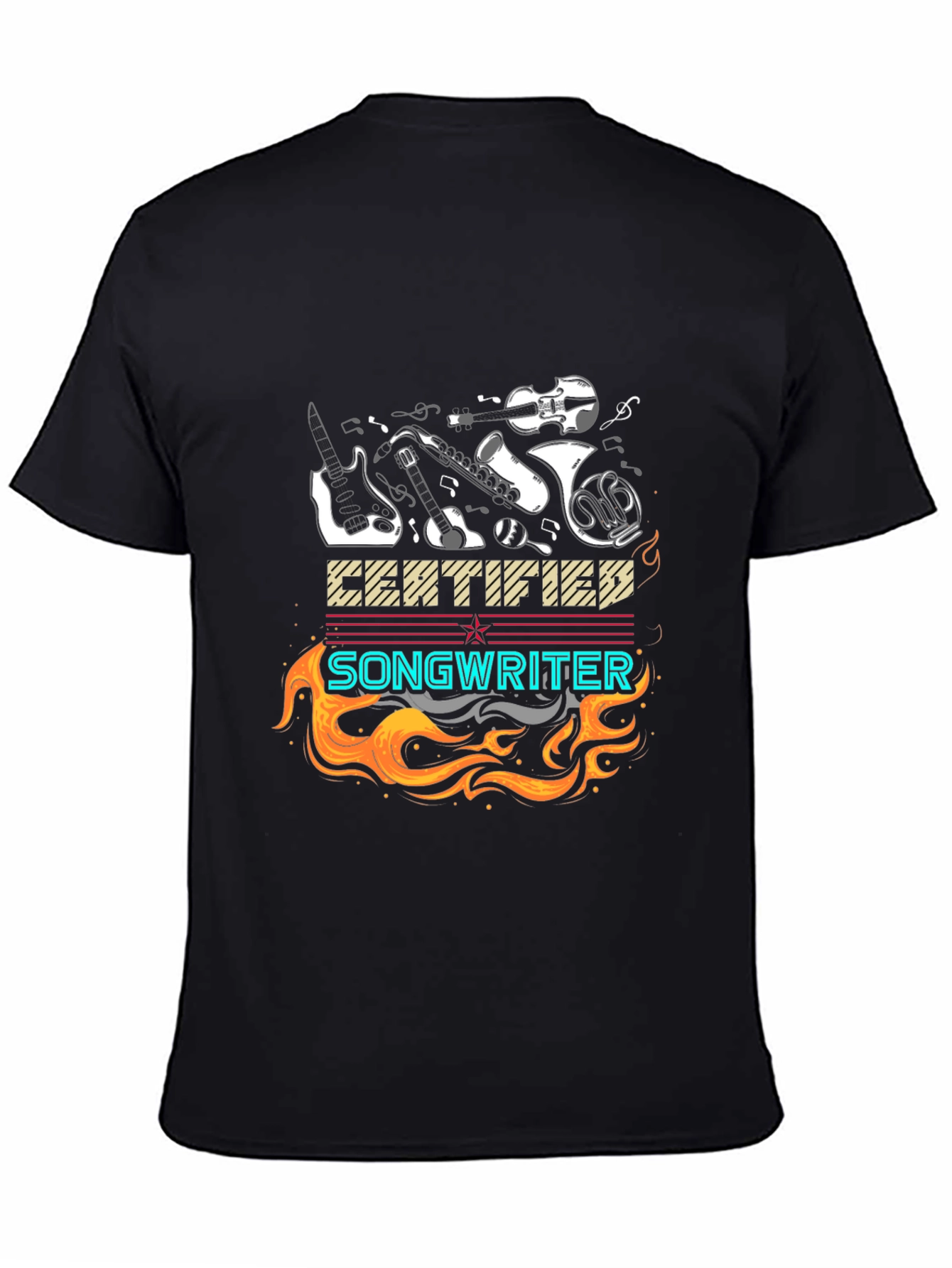 Certified Songwriter Graphic T-Shirt