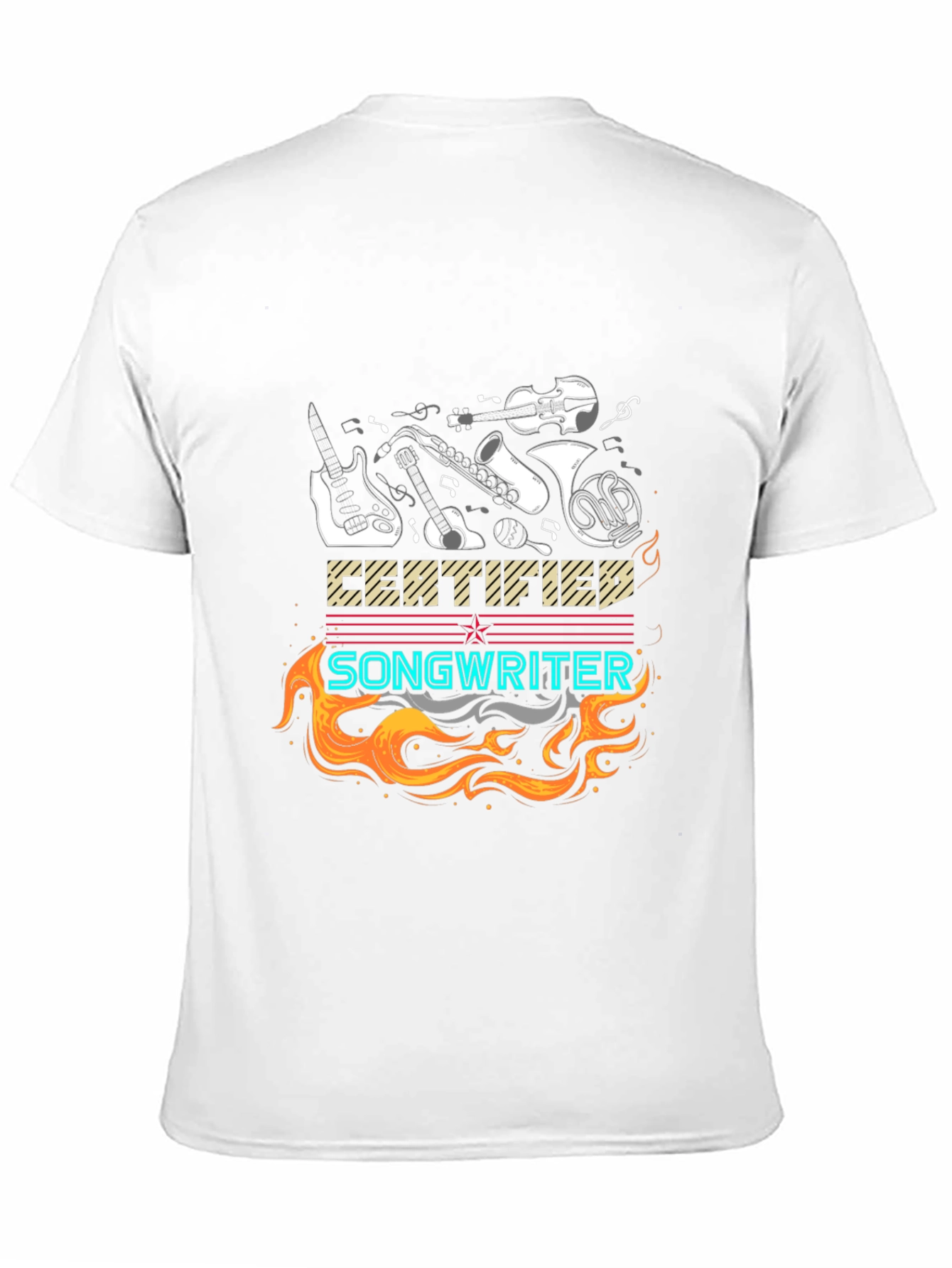 Certified Songwriter Graphic T-Shirt