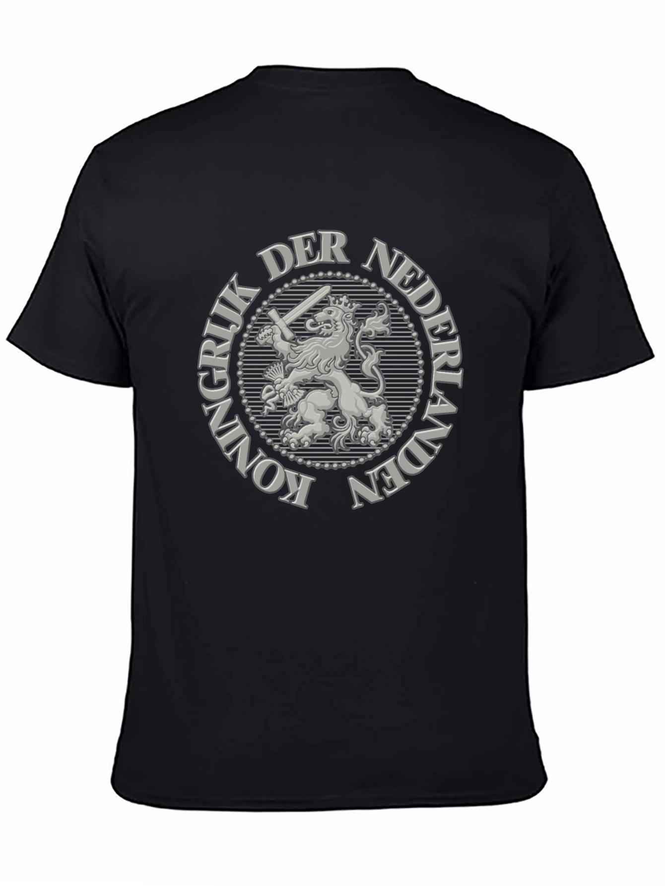 Netherlands Lion Graphic T-Shirt - Black