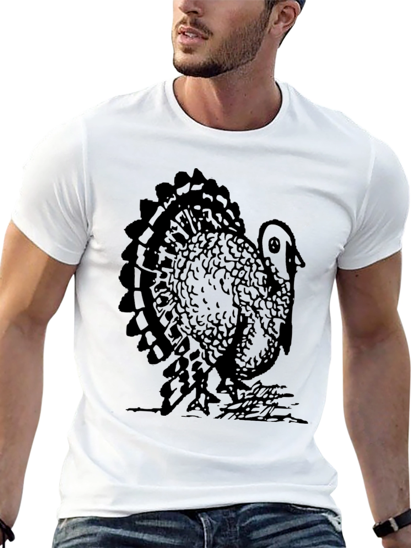 Turkey Graphic Tee - Thanksgiving Holiday Shirt