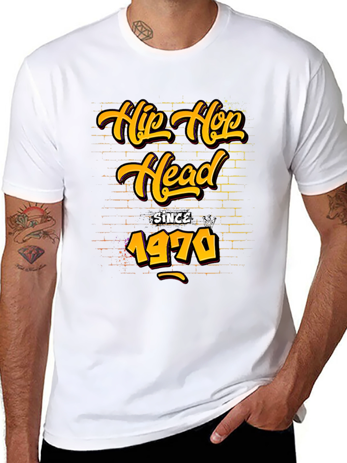 Hip Hop Head Since 1970 T-Shirt