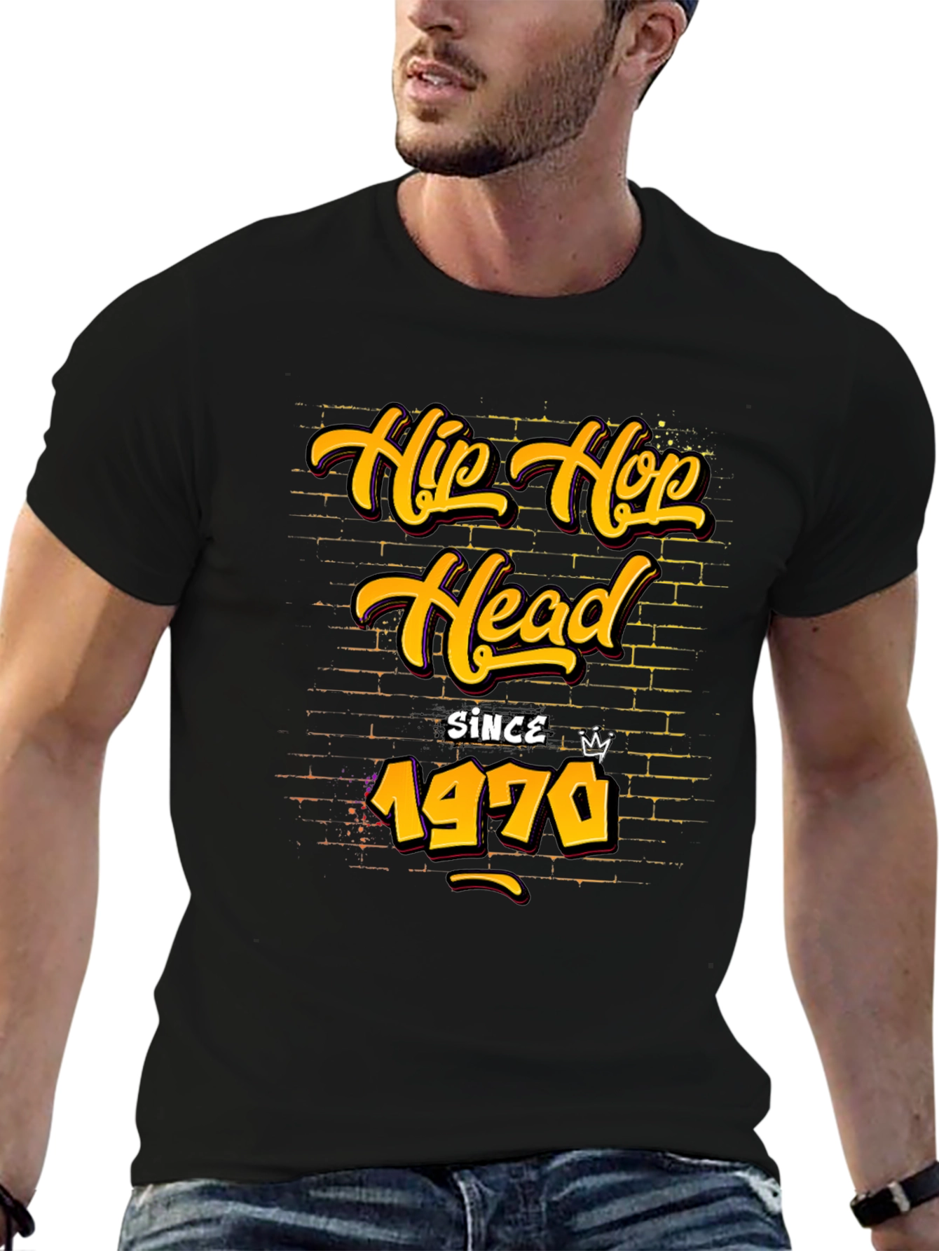 Hip Hop Head Since 1970 T-Shirt