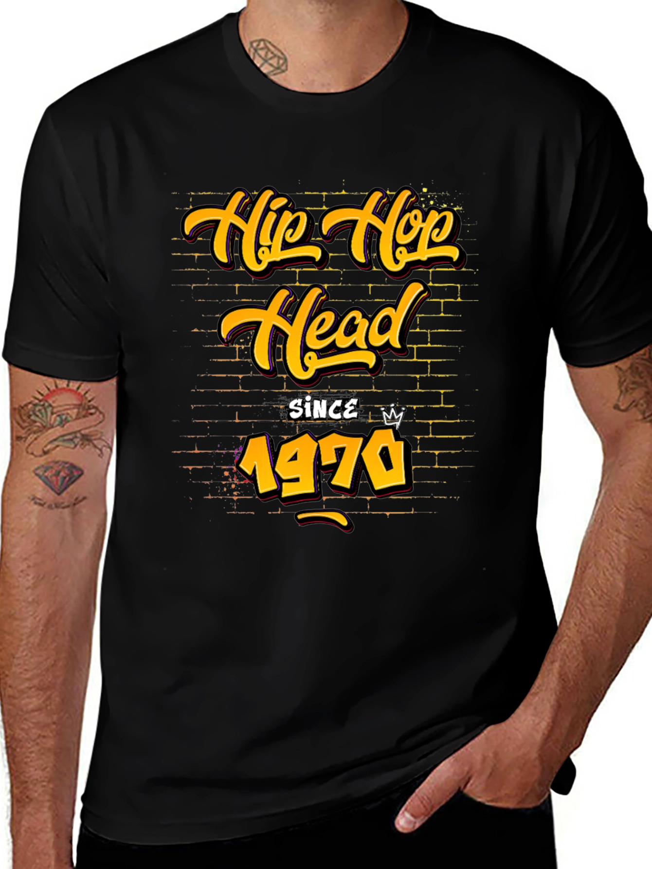 Hip Hop Head Since 1970 T-Shirt