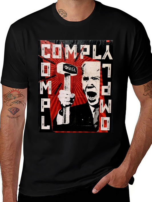 Comply or Die Graphic Tee - Black